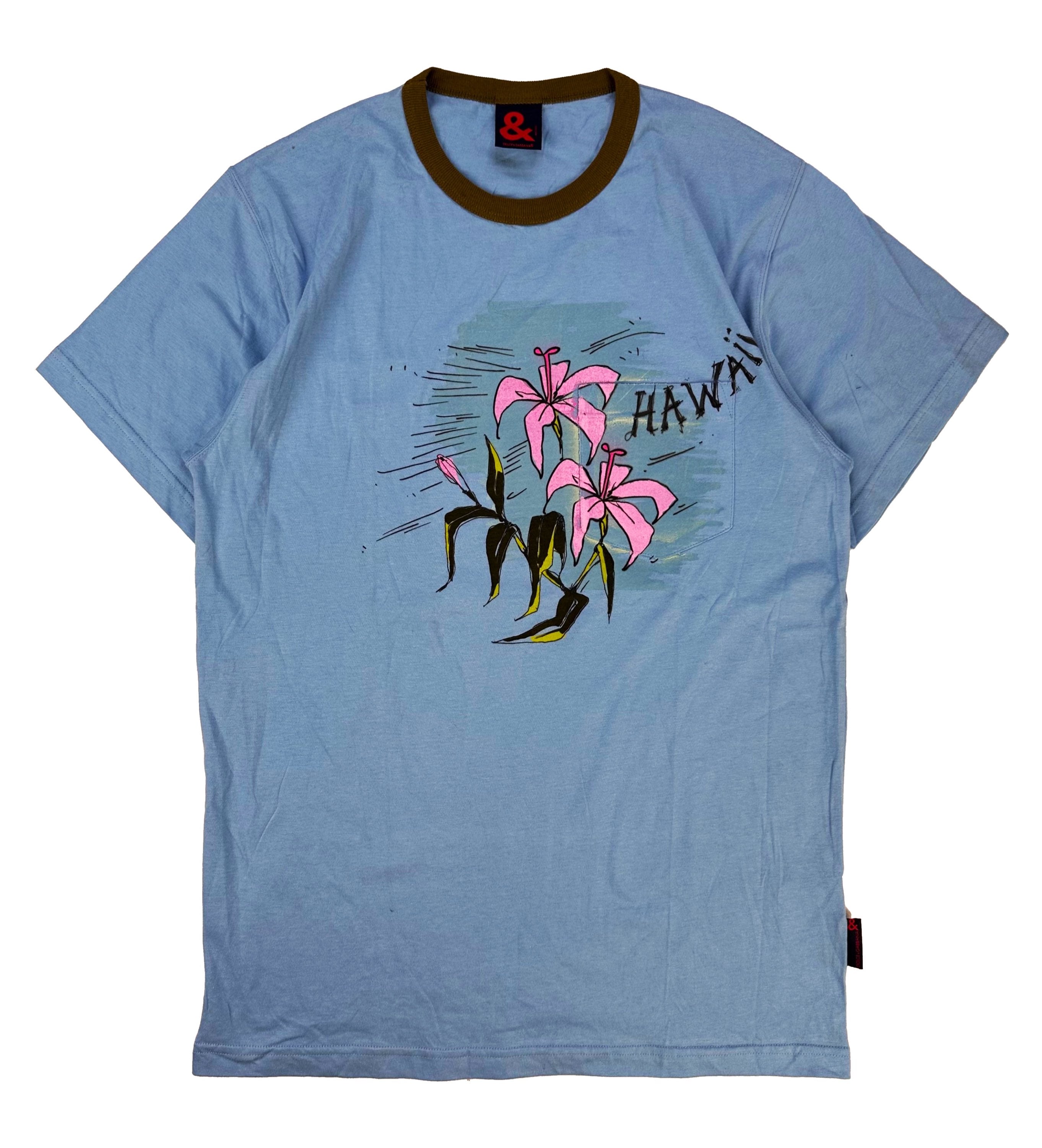 00s Dolce & Gabbana ‘Hawaii’ Floral Graphic T-Shirt