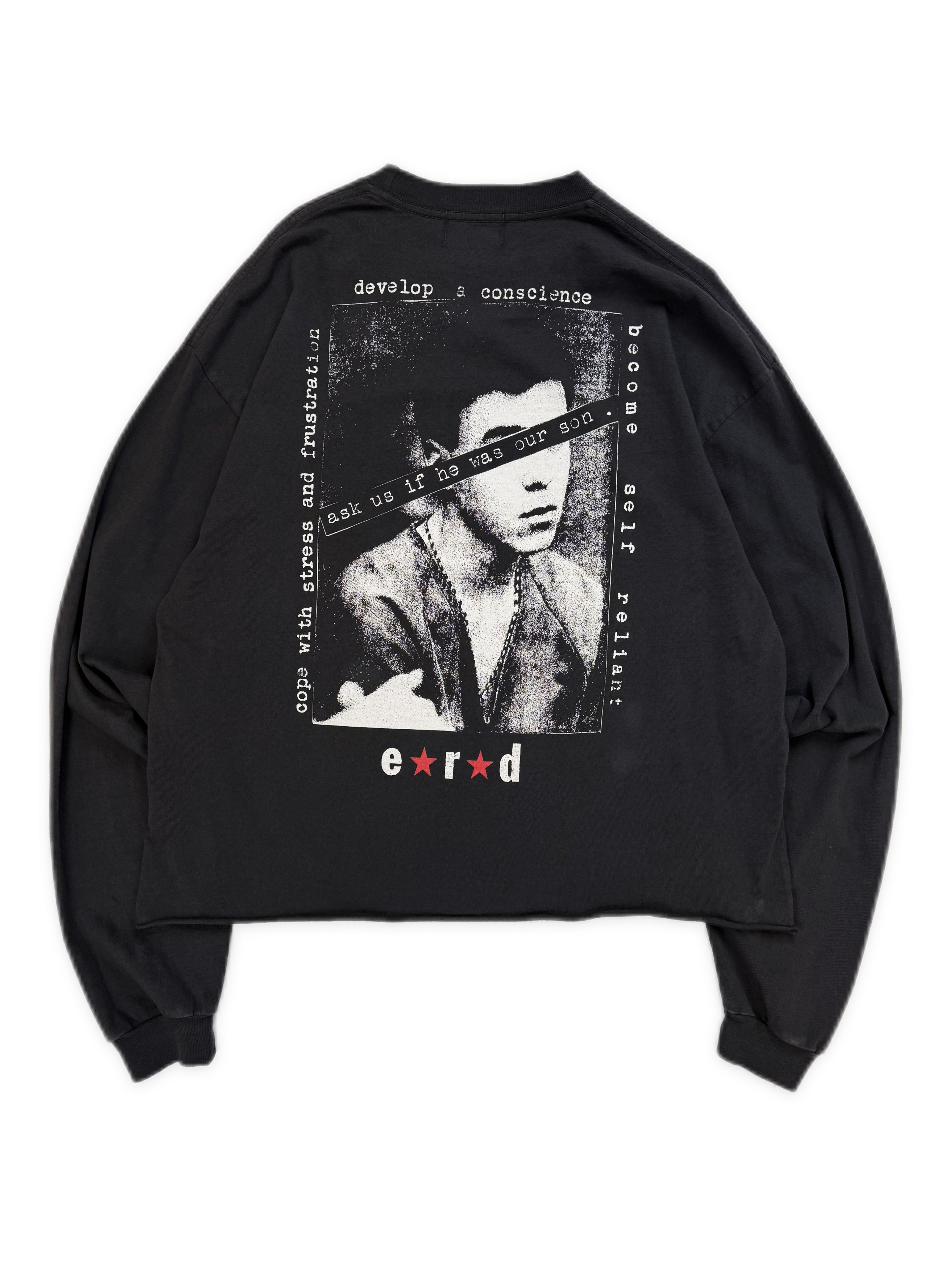 Enfants Riches Deprimes ‘Teen Wanted Love’ Black Long Sleeve Shirt