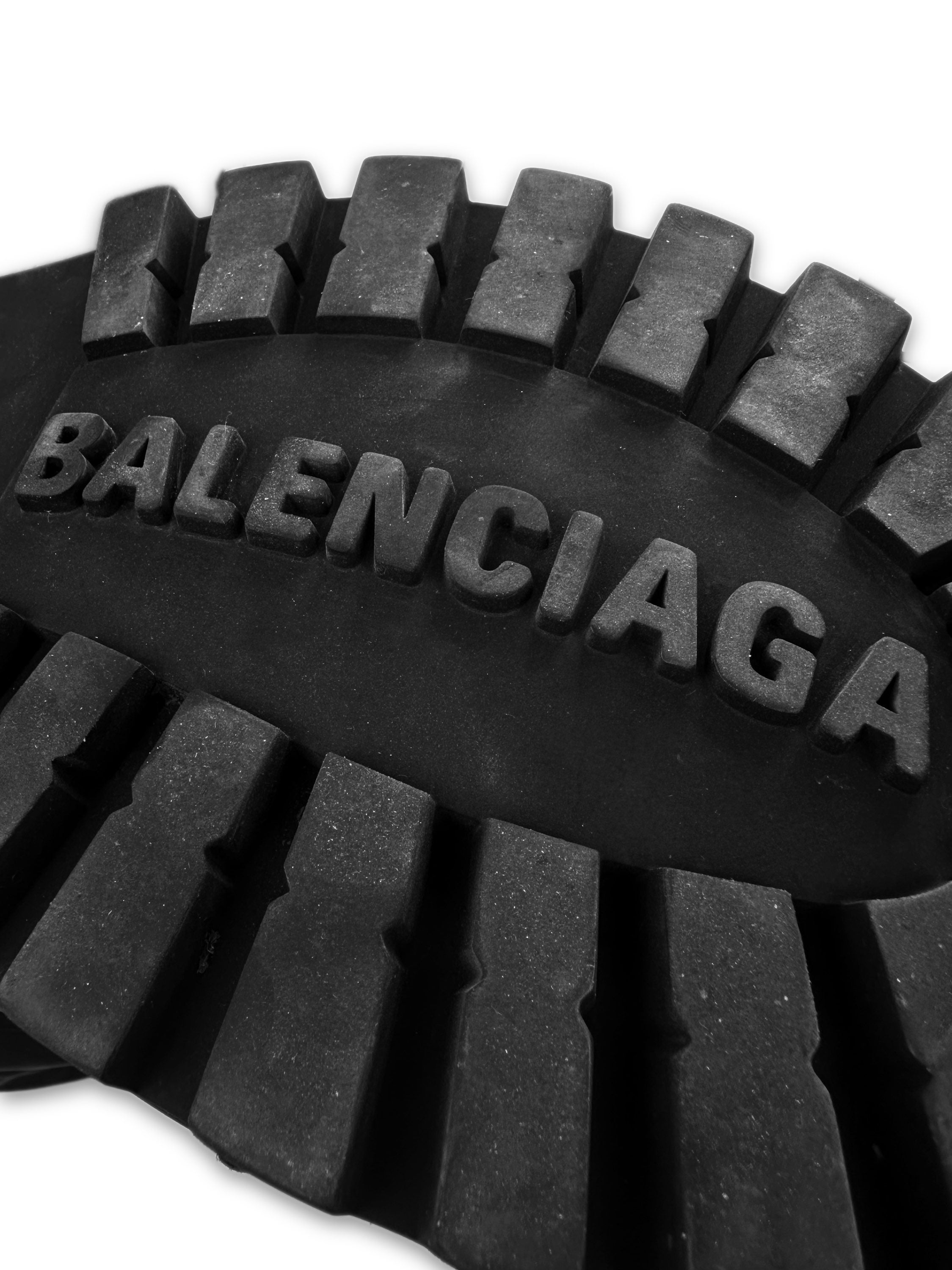 AW24 Balenciaga ‘Alaska’ Black Nylon Logo Ski Boots