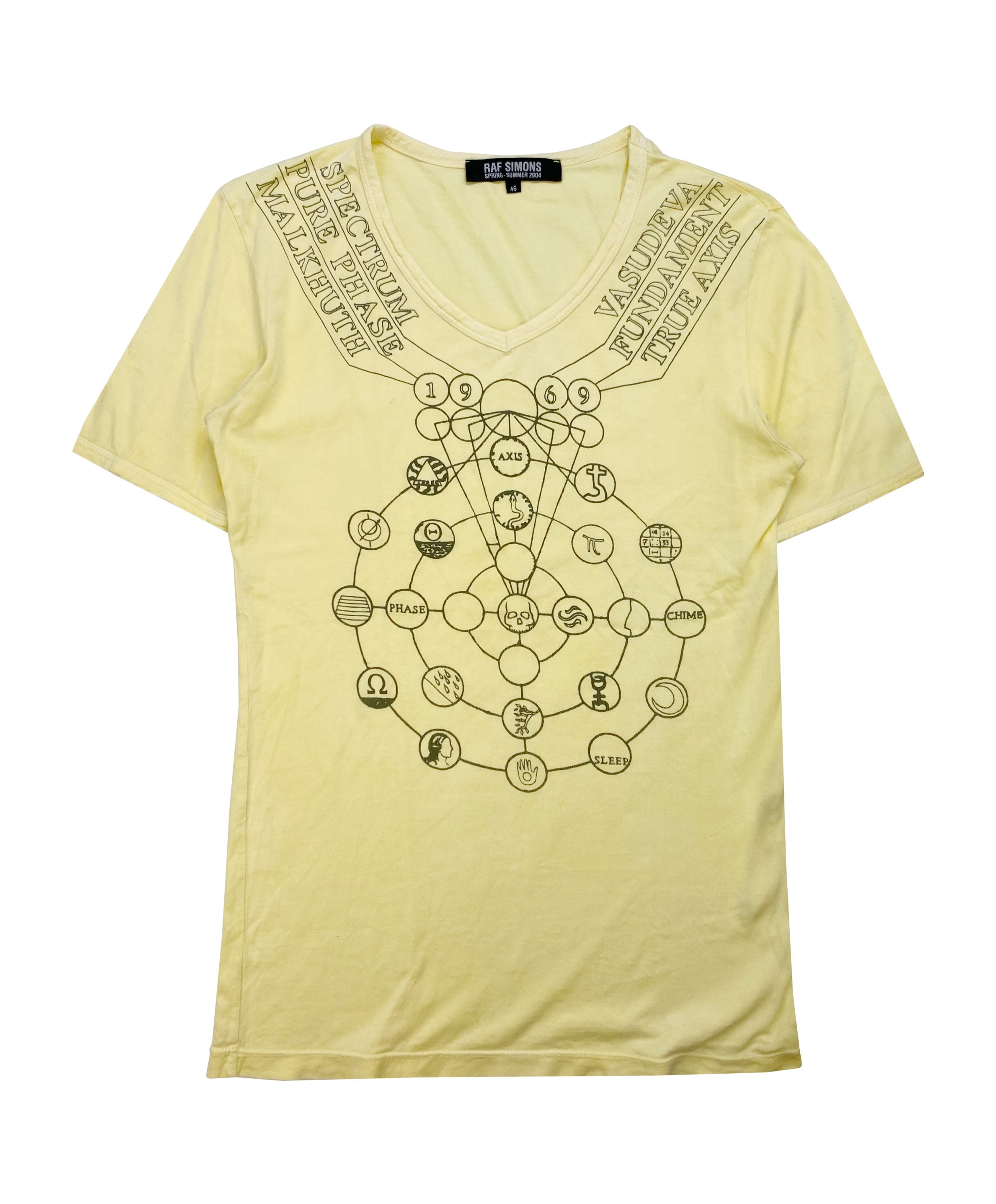 SS04 Raf Simons ‘MTCBU’ Religious Graphic Light Weight T-Shirt