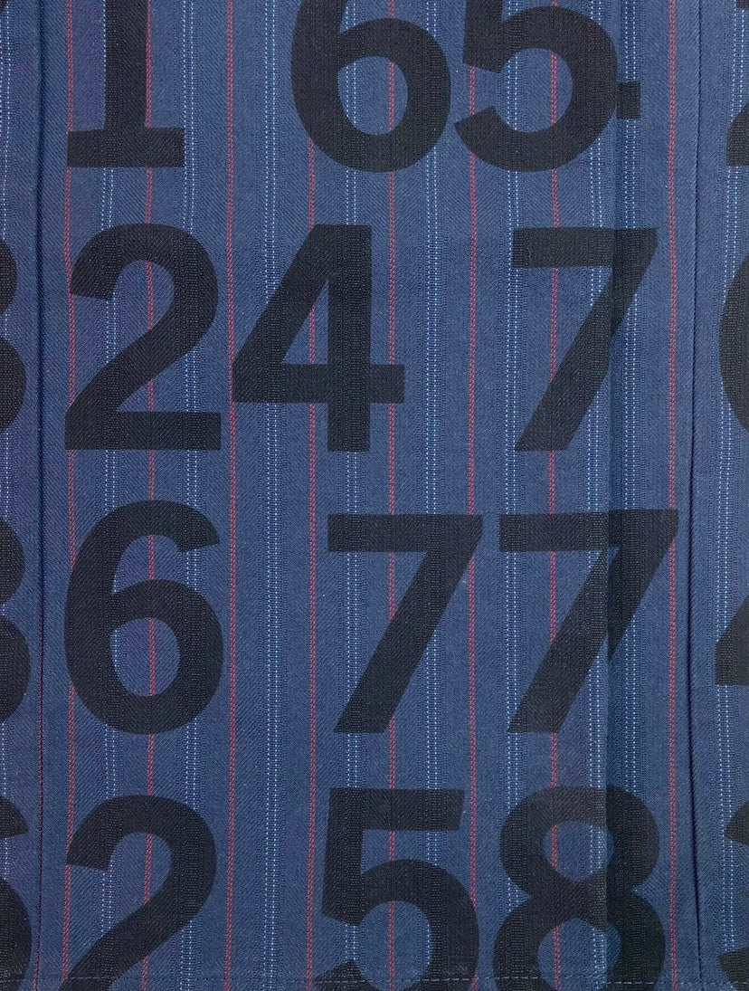 SS03 Junya Watanabe Man “Numbers” Monogram Trousers