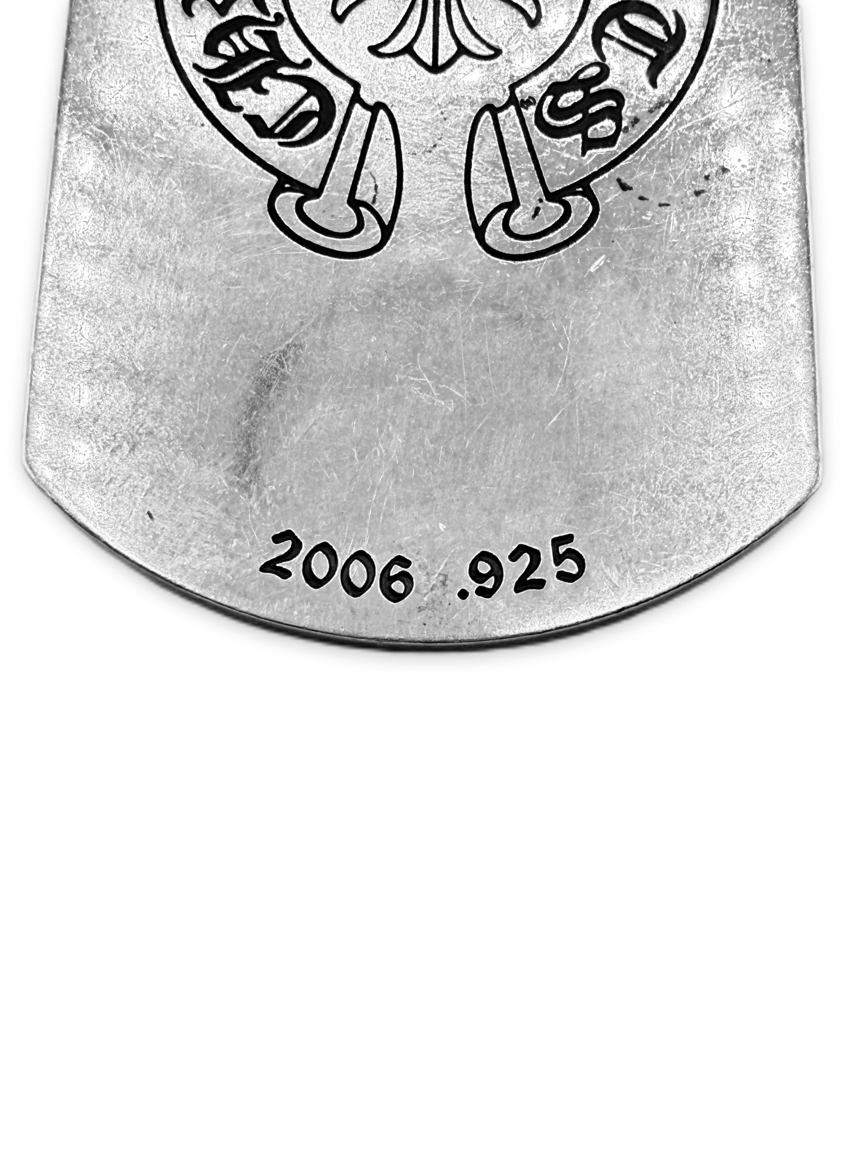 Chrome Hearts Honolulu Exclsuive Eternity Vine Plus Dog Tag Pendant
