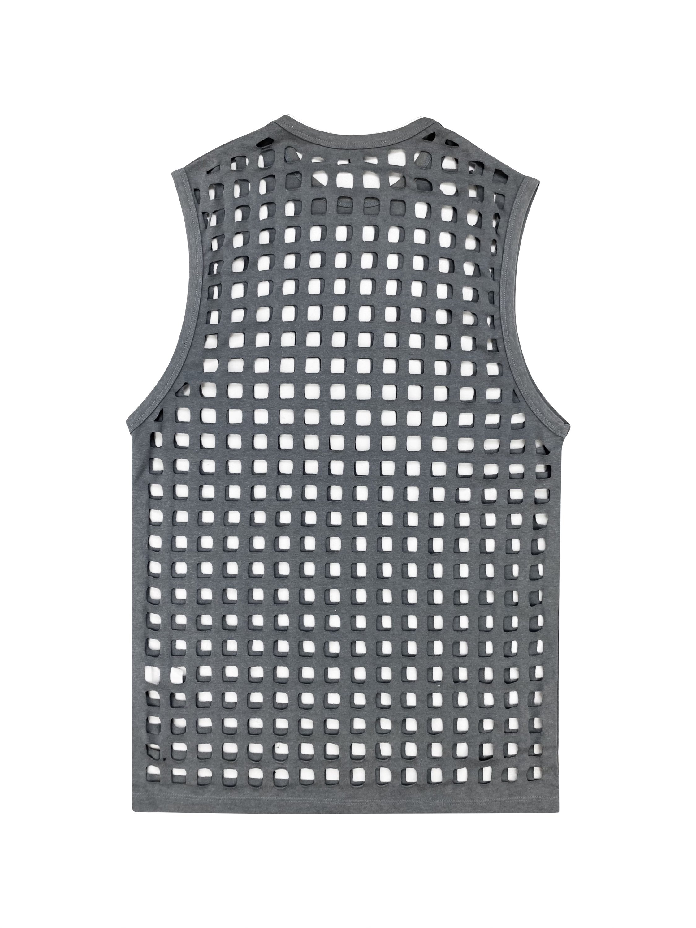 SS06 Raf Simons “Icarus Surgit” MMDCCLIX Laser Cut Tank-top