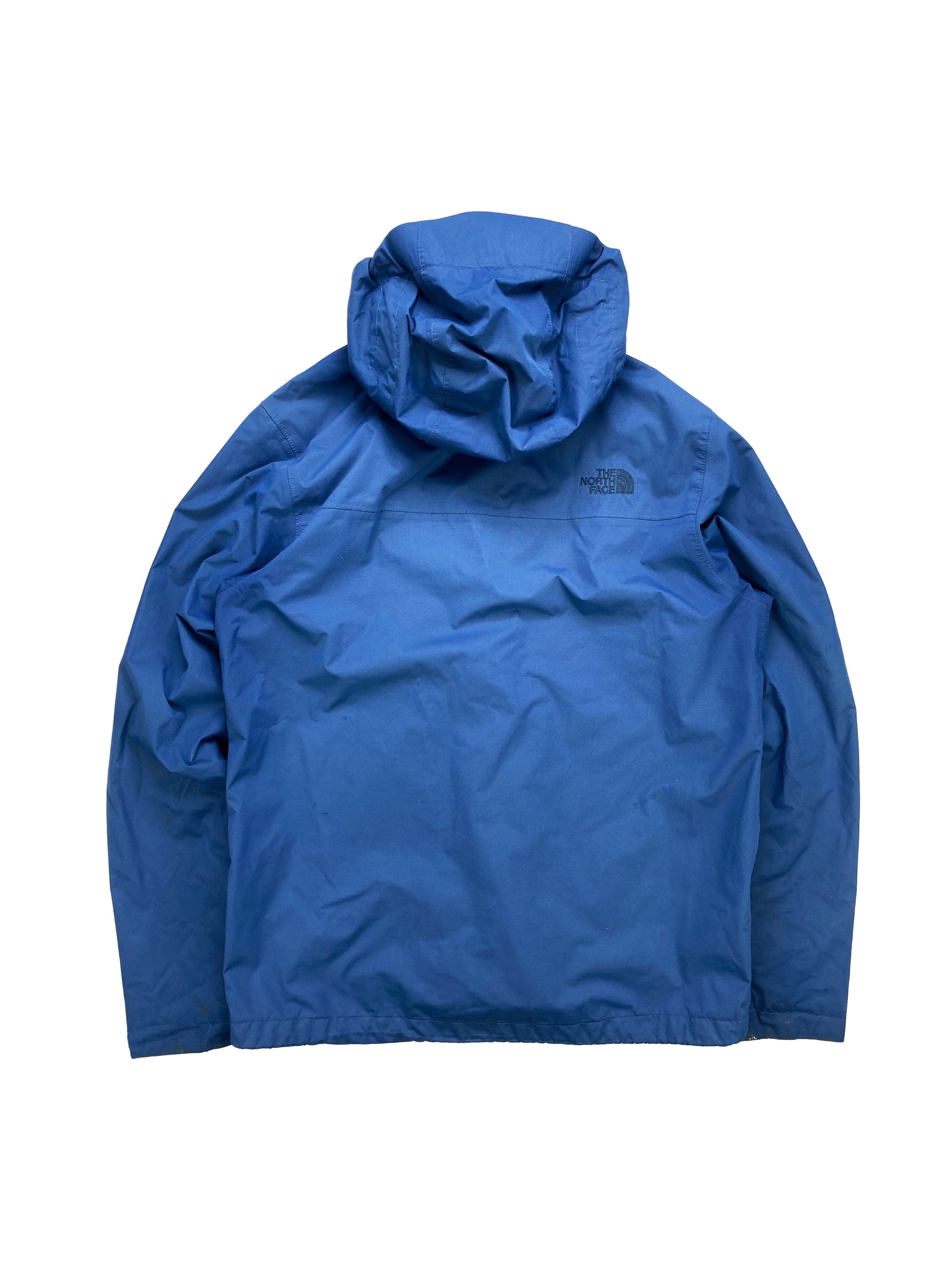 The North Face Sky Blue Nylon Shell Hooded Jacket