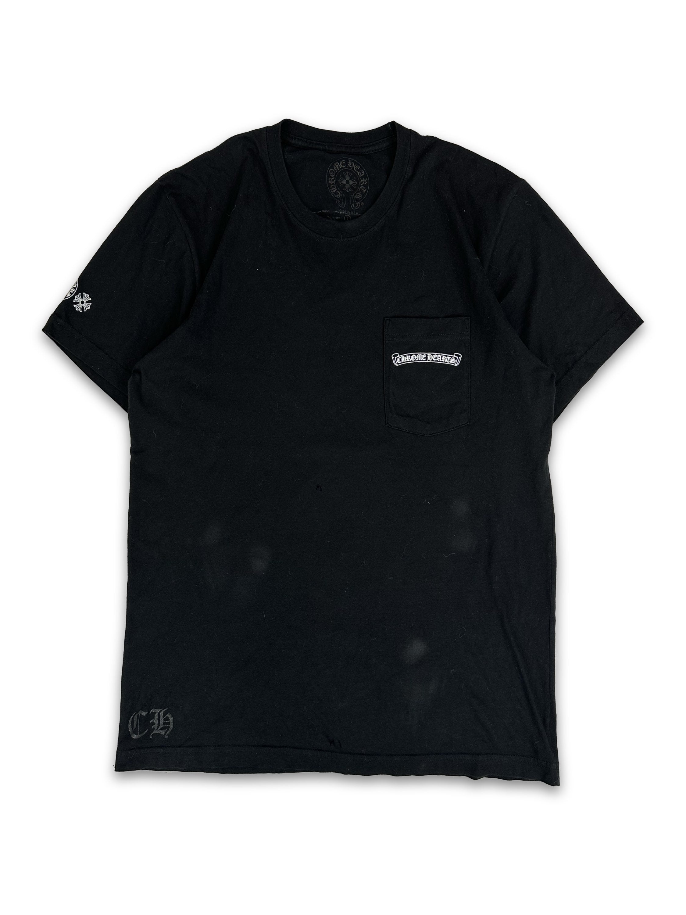 Chrome Hearts ‘Rainbow’ Multi Cross Black T-Shirt