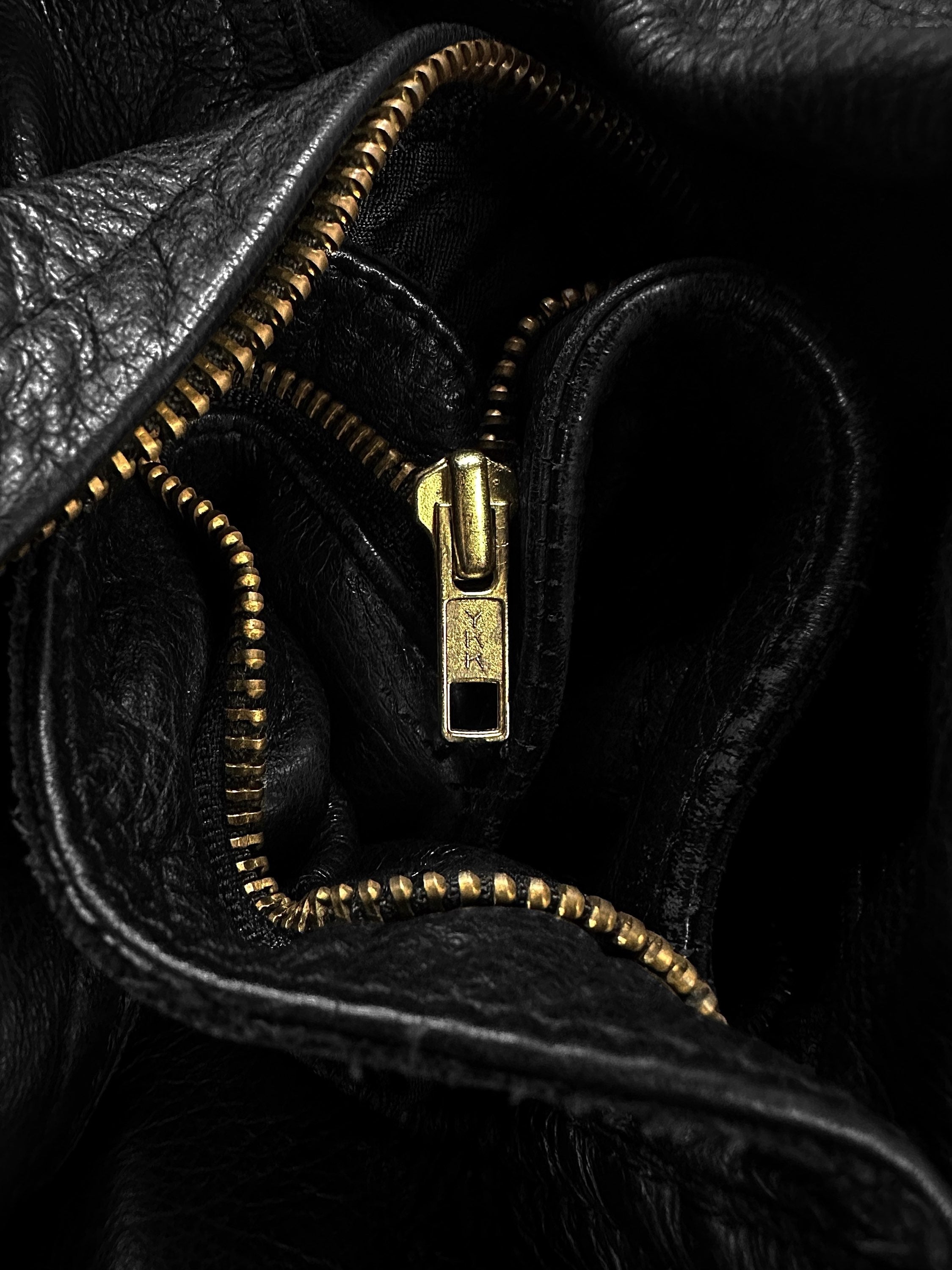 00s Kadoya ‘Armoured’ Black Leather Motorcycle Pants