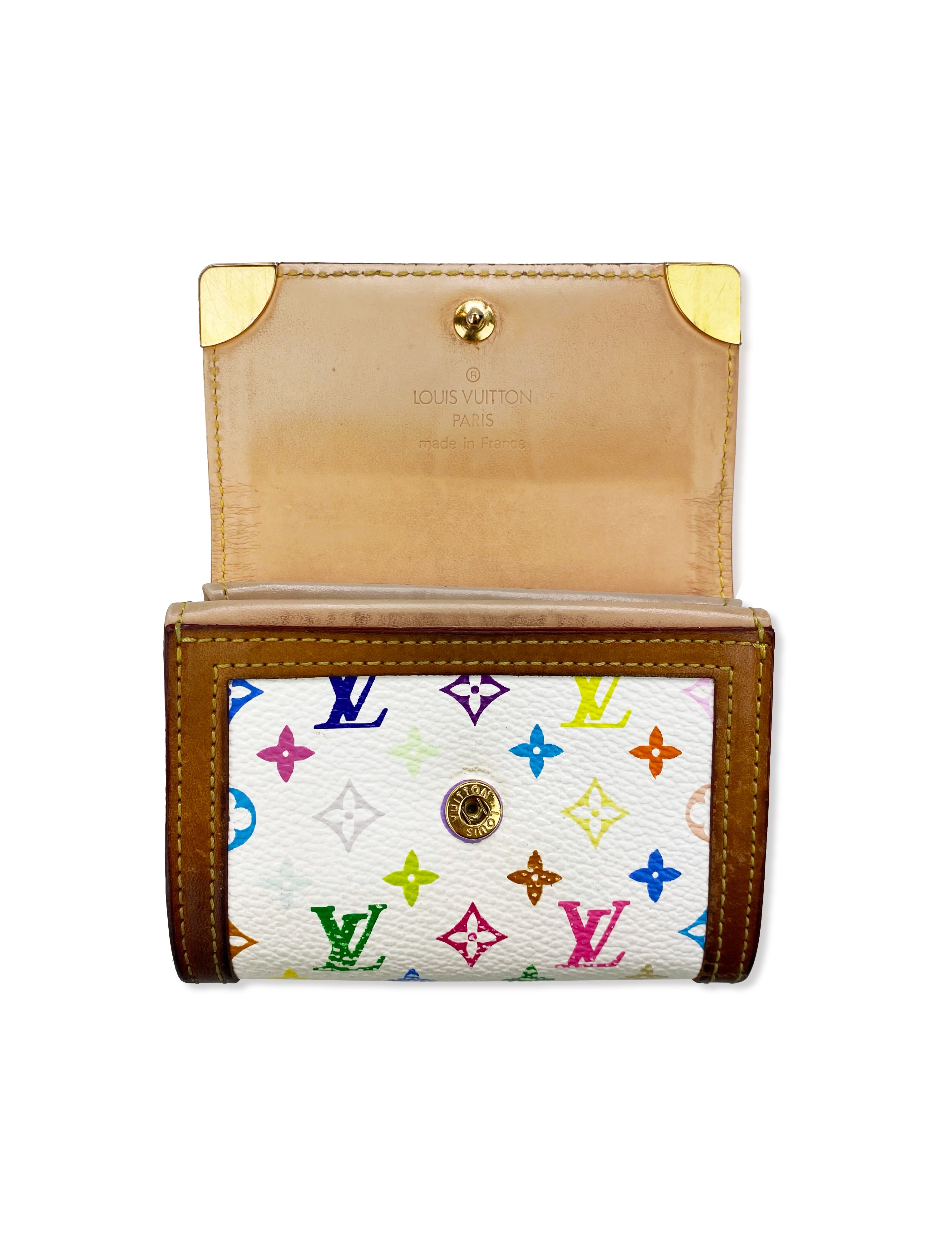 SS03 Louis Vuitton x Takashi Murakami Rainbow Monogram Wallet