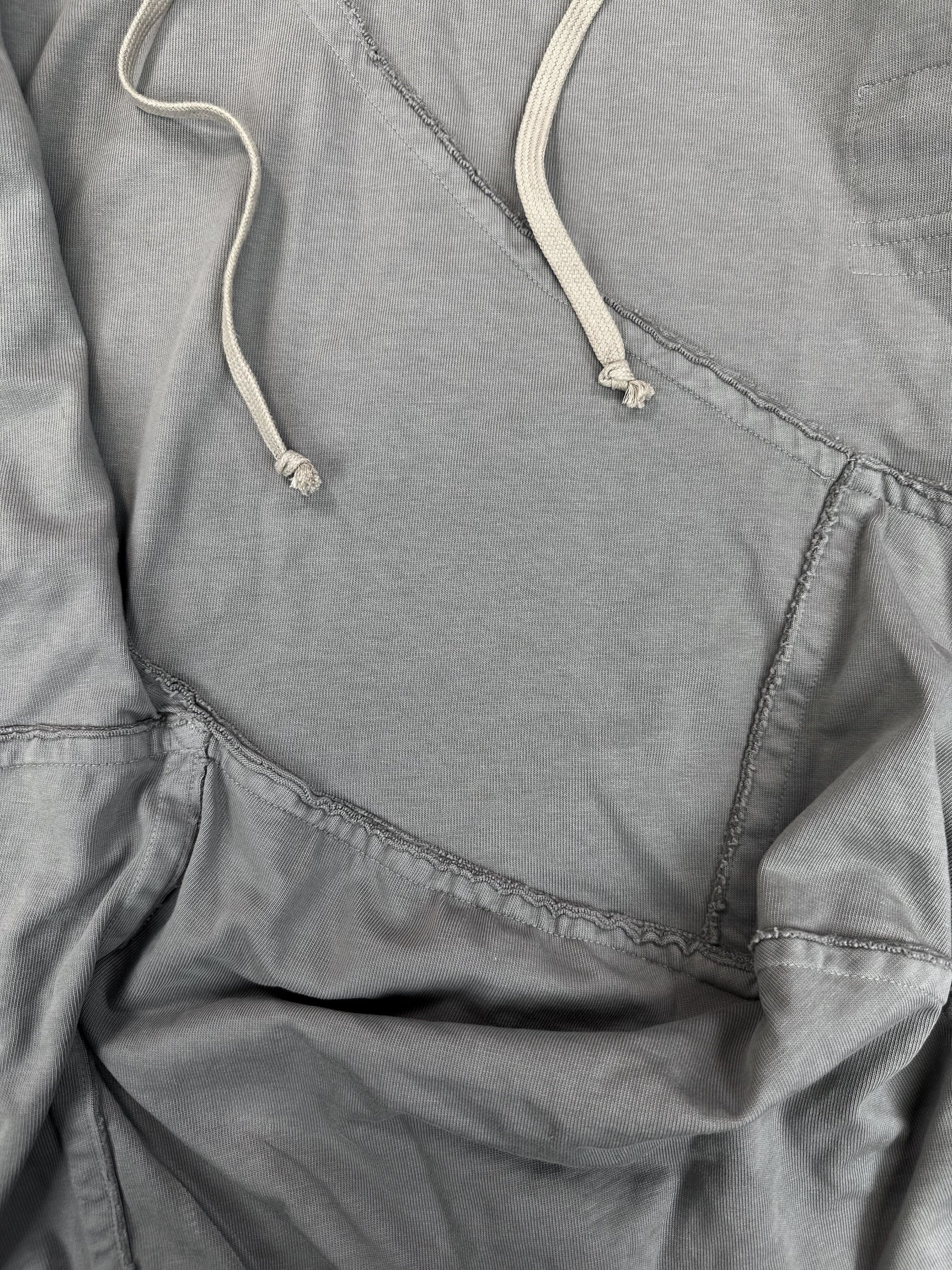 Rick Owens Reworked ‘Asymmetric’ Grey Long Hoodie