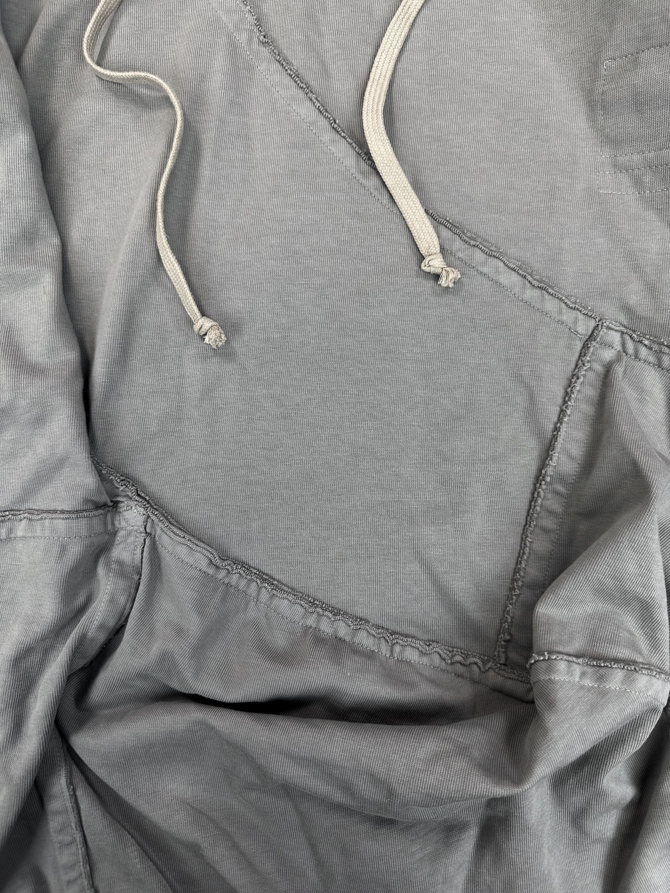 Rick Owens Reworked ‘Asymmetric’ Grey Long Hoodie