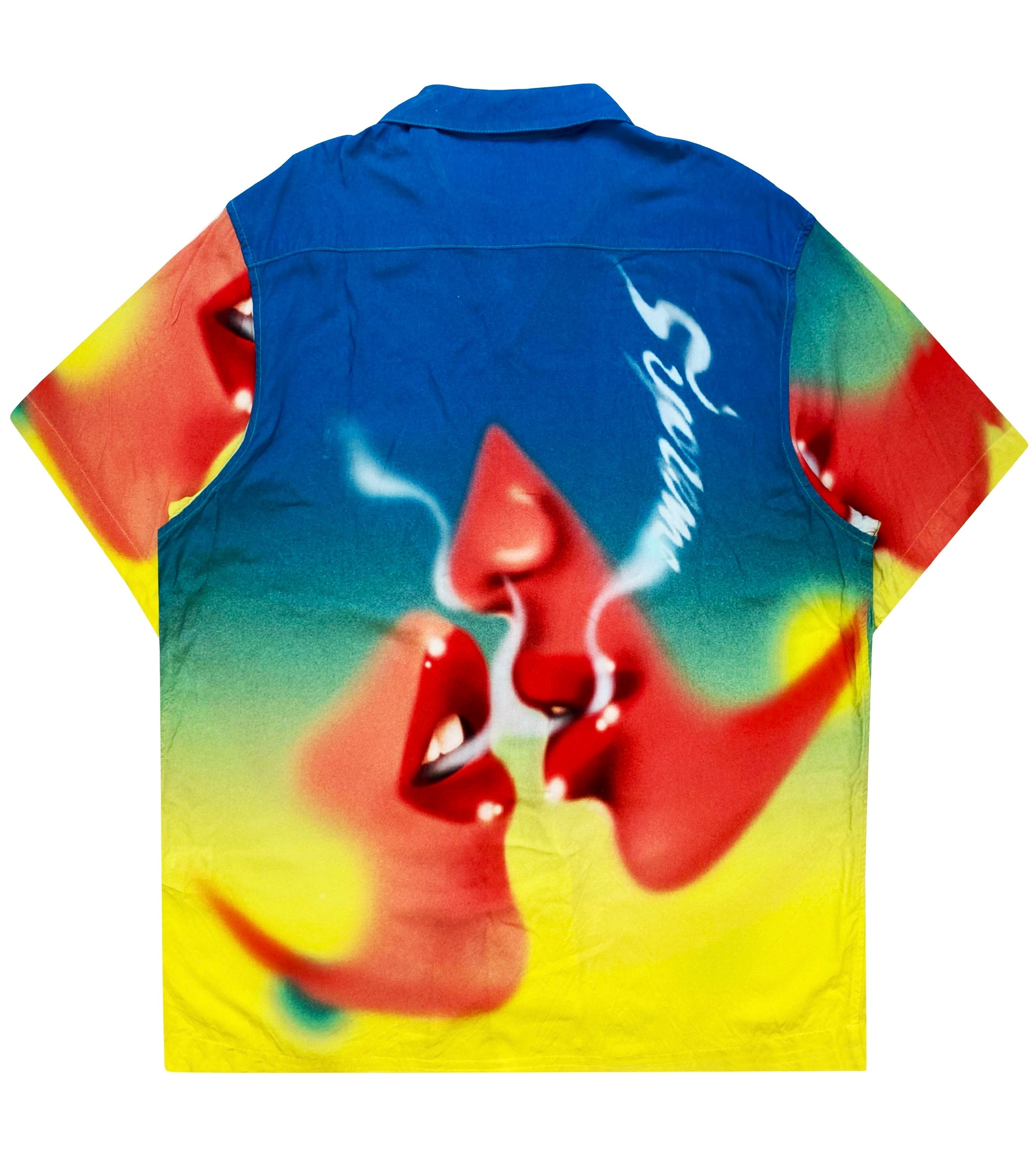 AW20 Supreme ‘Kiss’ Blow Back Rayon Camp Collar Shirt
