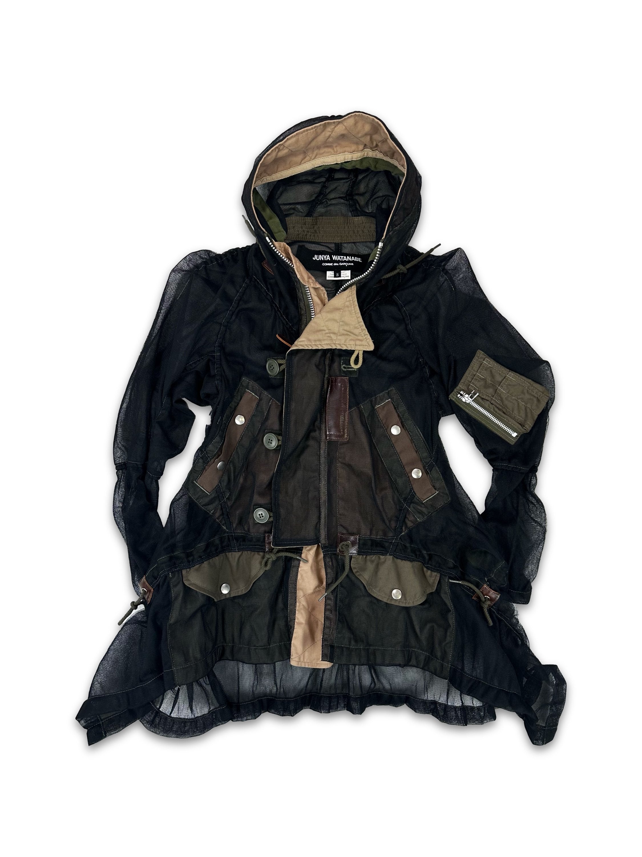 00s Junya Watanabe Mesh ‘Cargo’ Pocket Utility Jacket