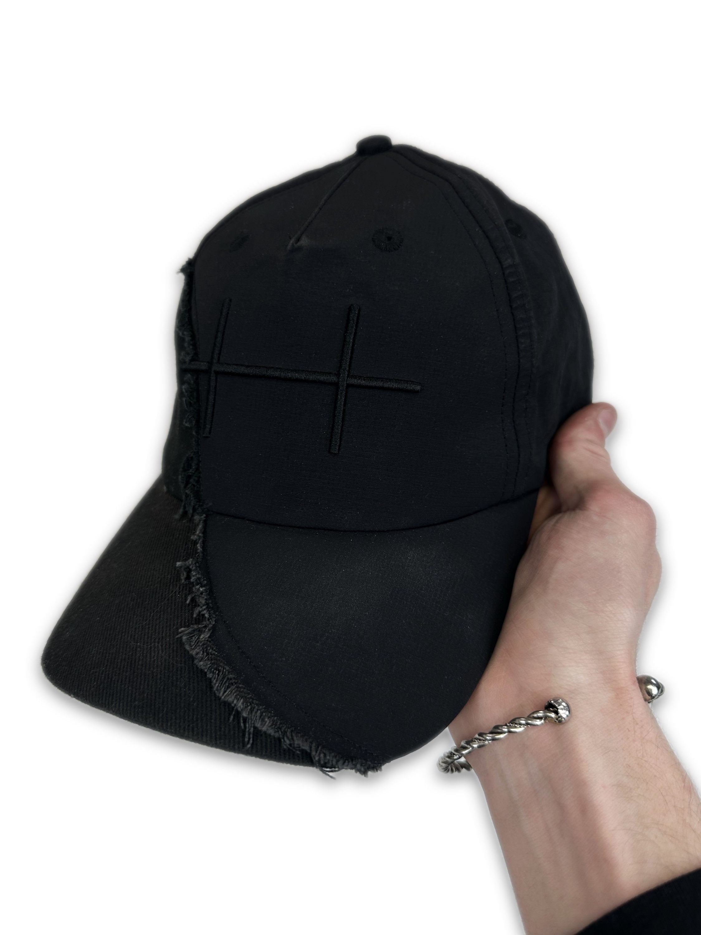 Heliot Emil Hybrid Embroidered Logo Snapback Hat