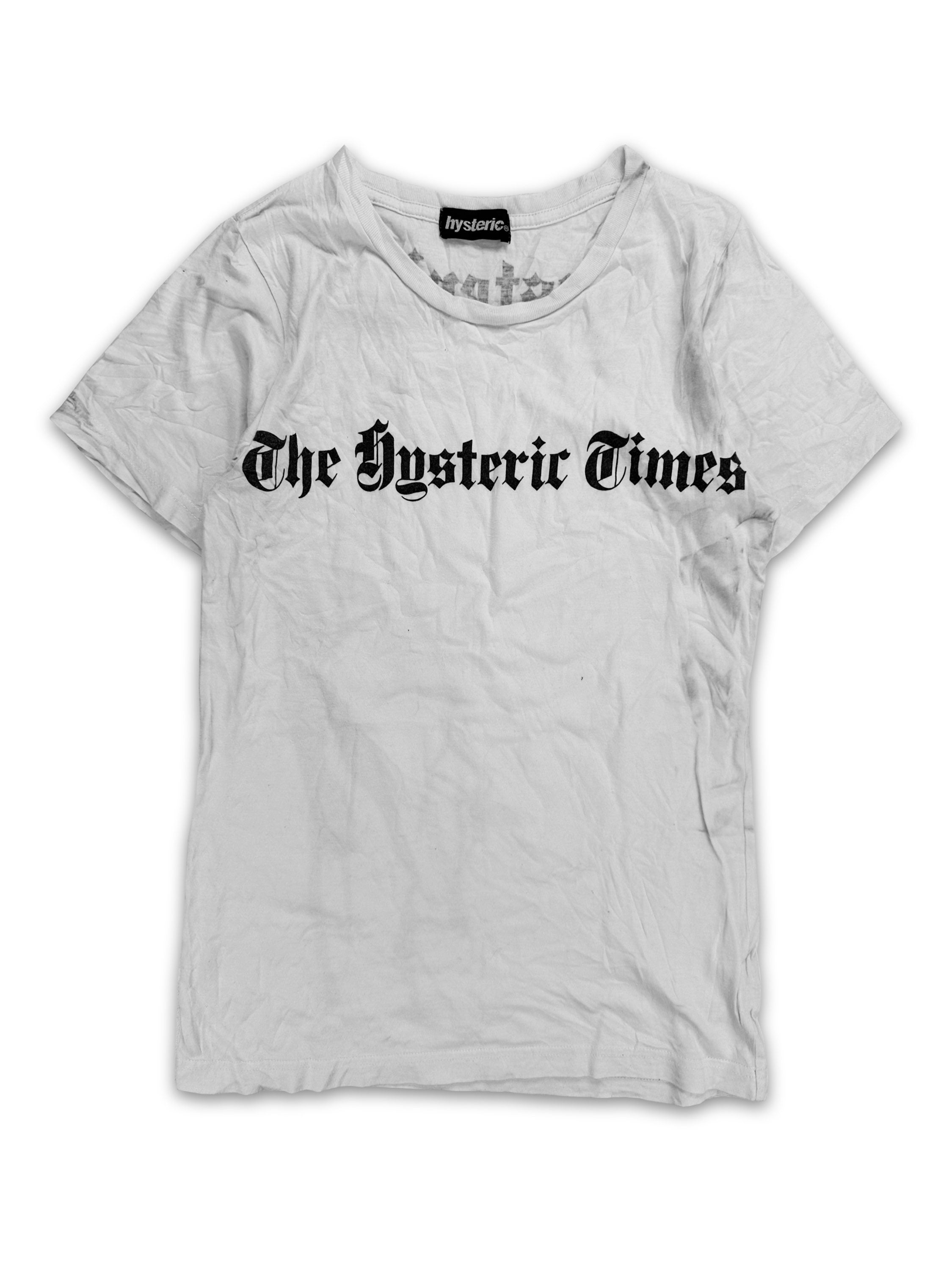 00s Hysteric Glamour ‘Show Girl’ Graphic White T-Shirt