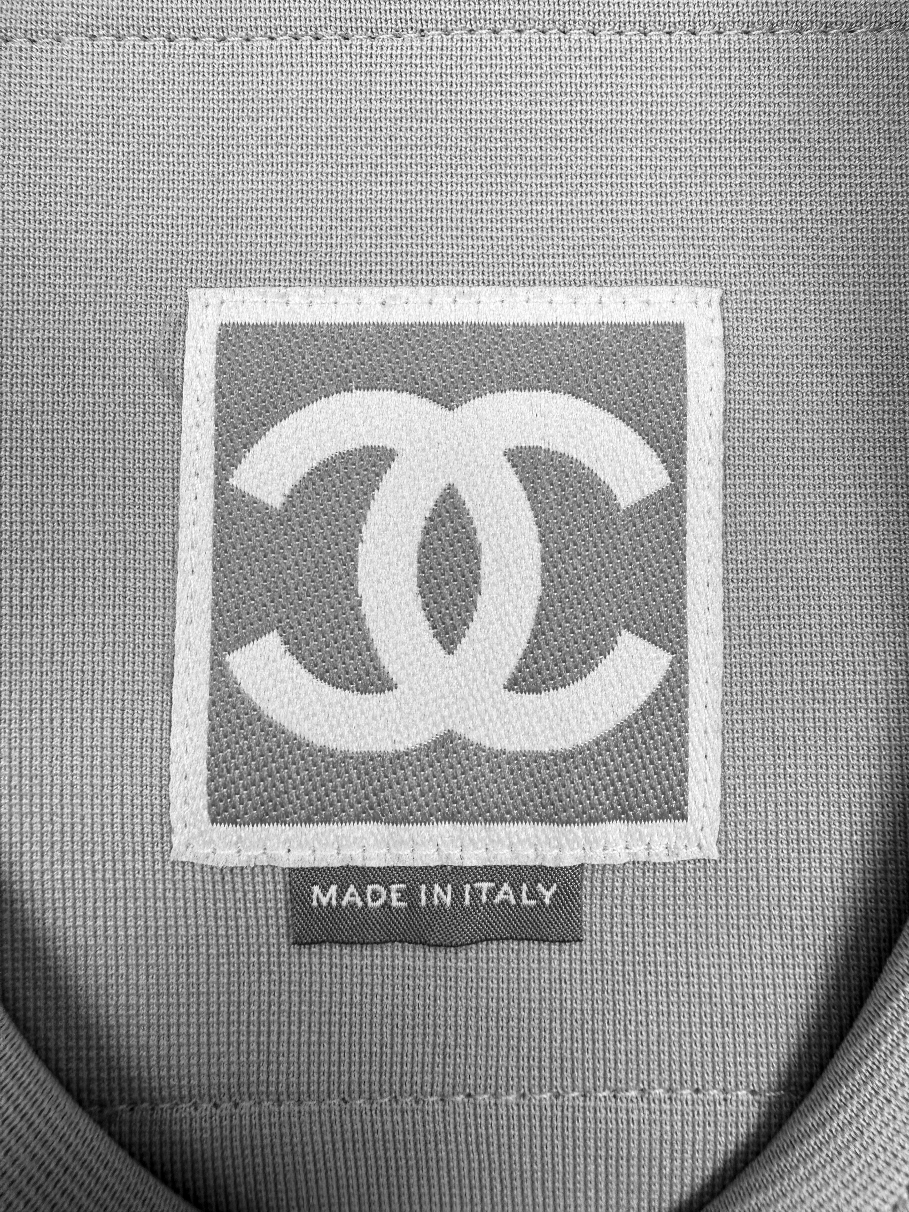 2001 Chanel Identification CC Logo Sport Two Tone T-Shirt