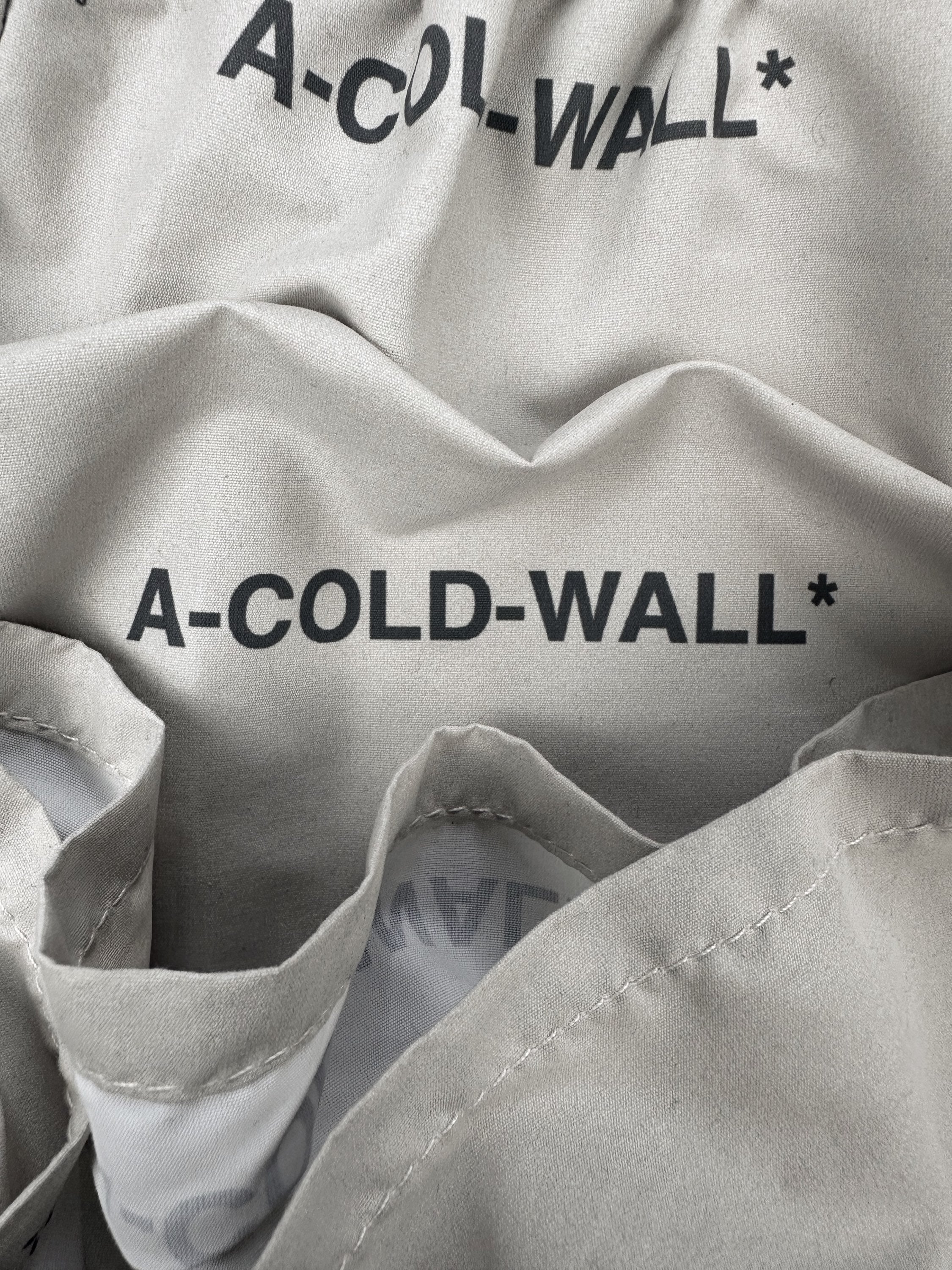 A Cold Wall Tan Monogram Nylon Shorts