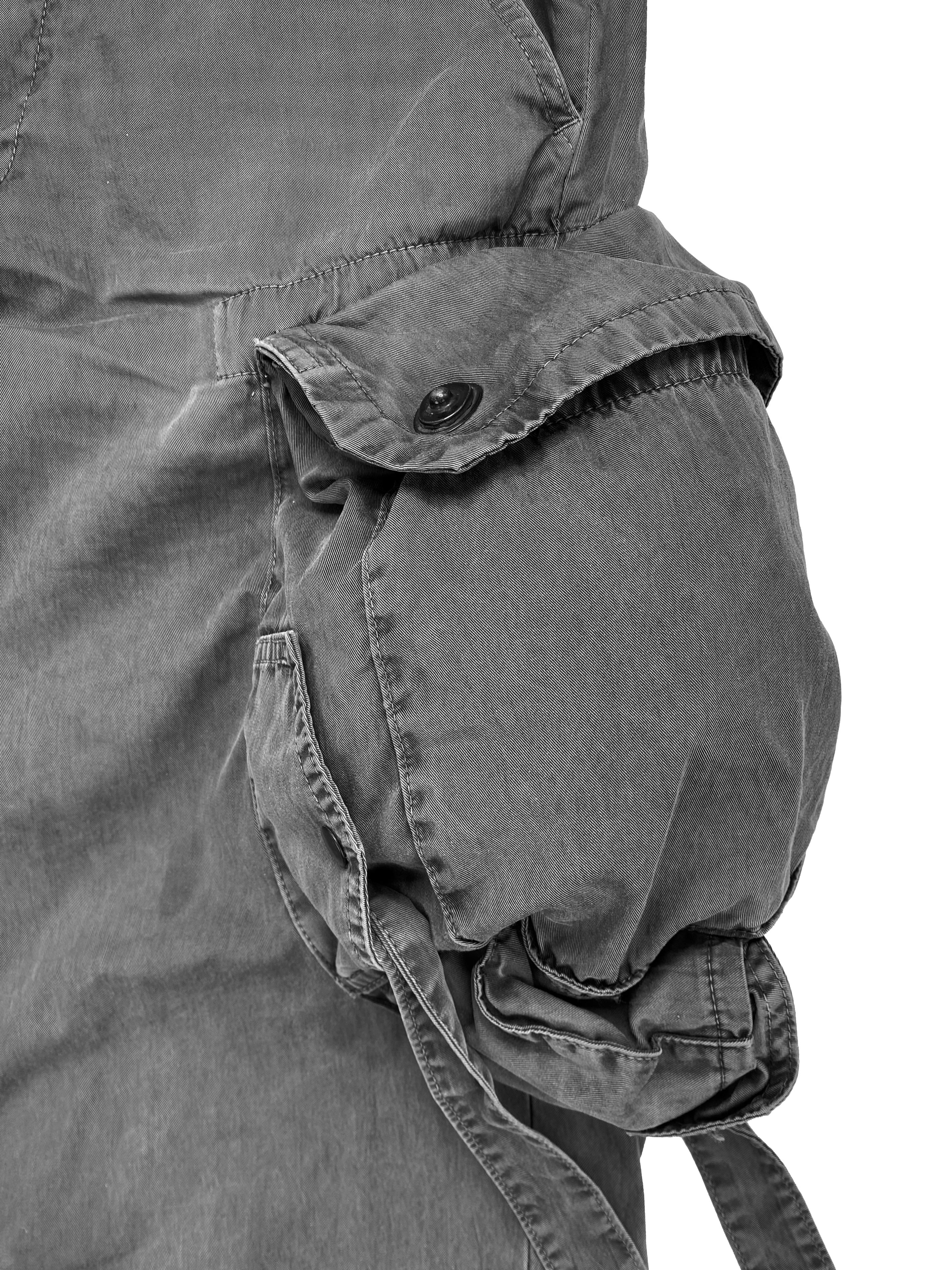 SS06 Julius ‘Gas Mask’ Bondage Strap Slate Grey Cargo Pants