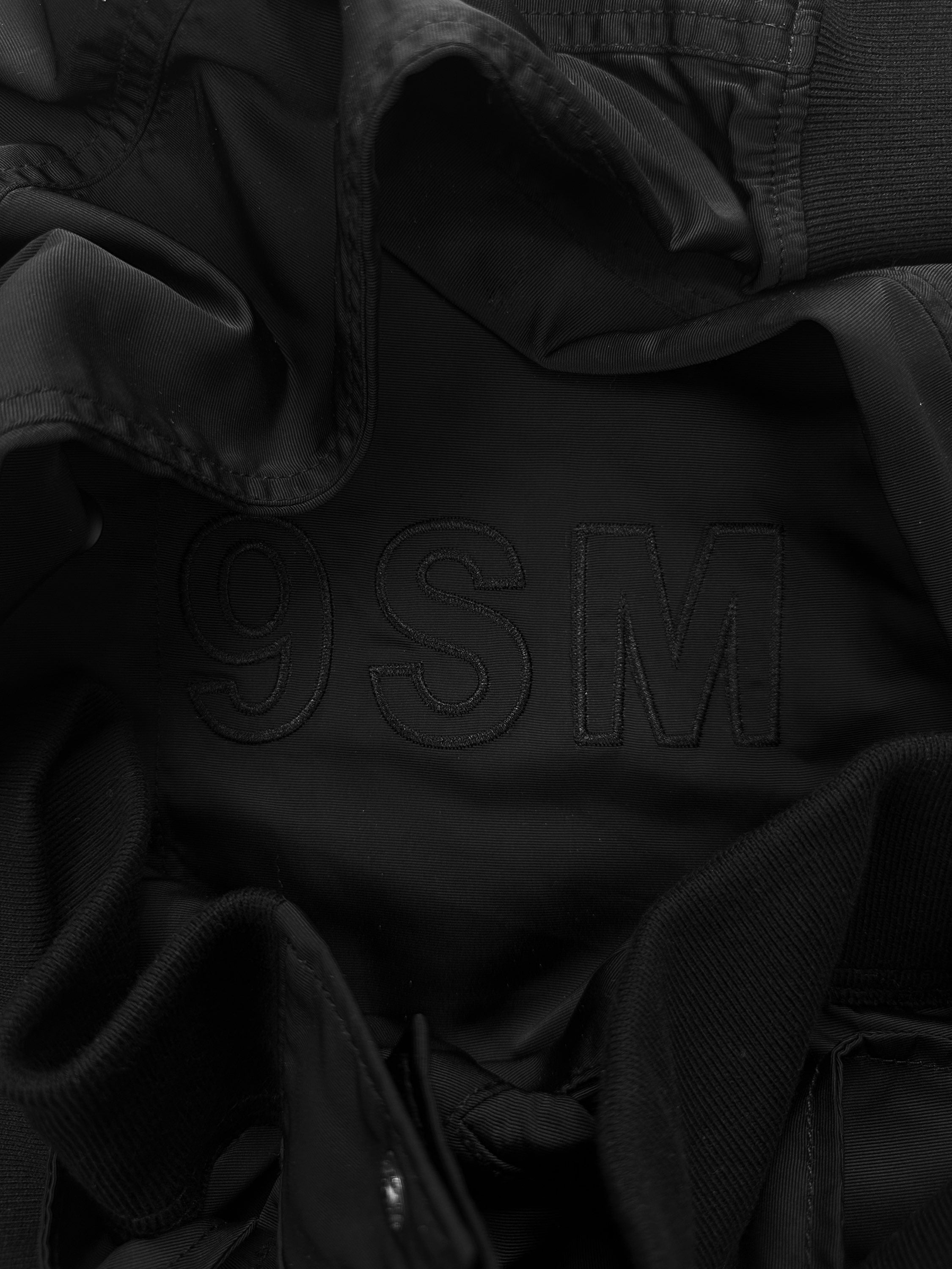 1017 Alyx 9SM Black 3D Logo Black Nylon Bomber Jacket