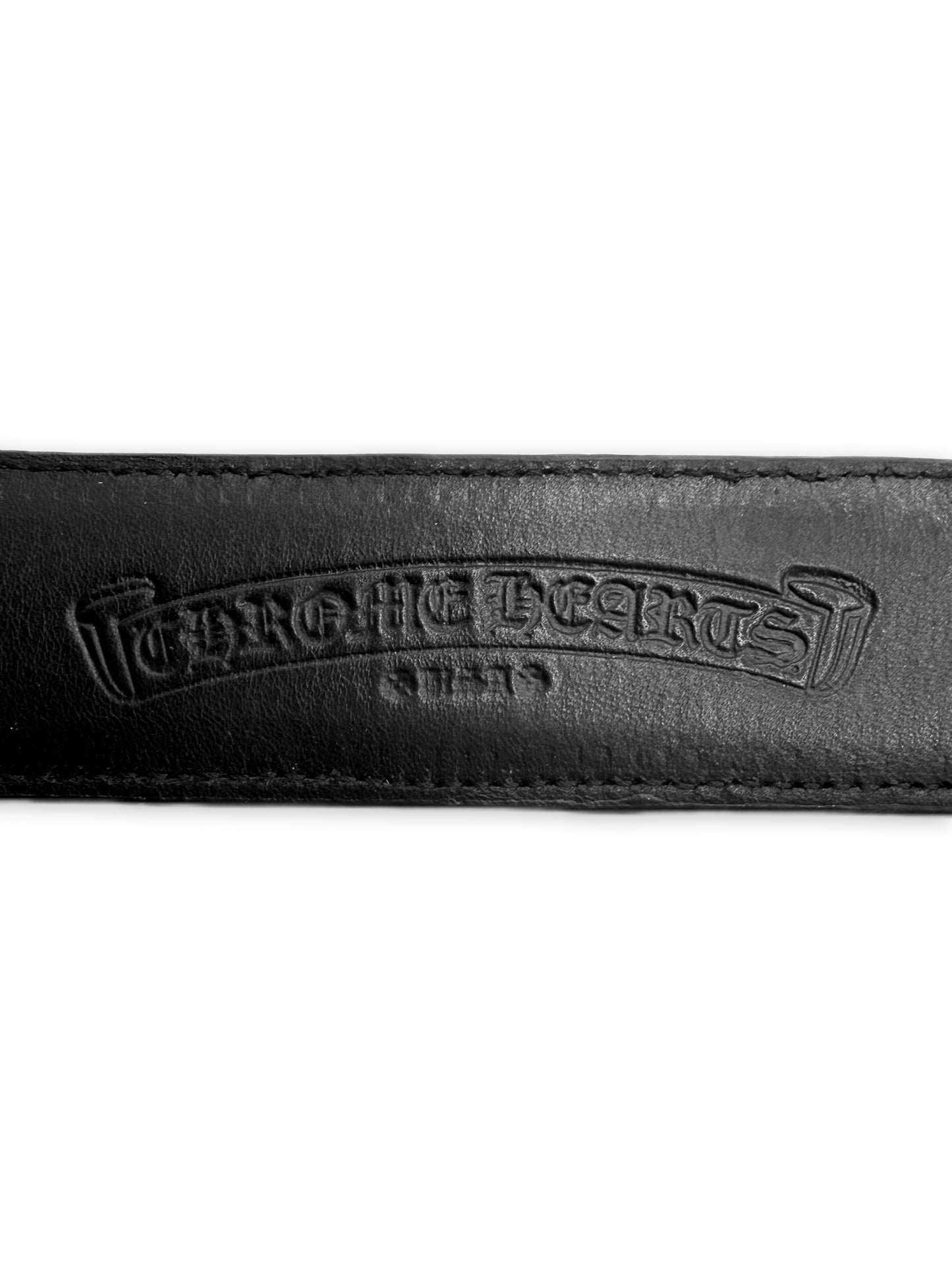 Chrome Hearts Alligator Leather 4 Piece .925 Silver Black Western Belt