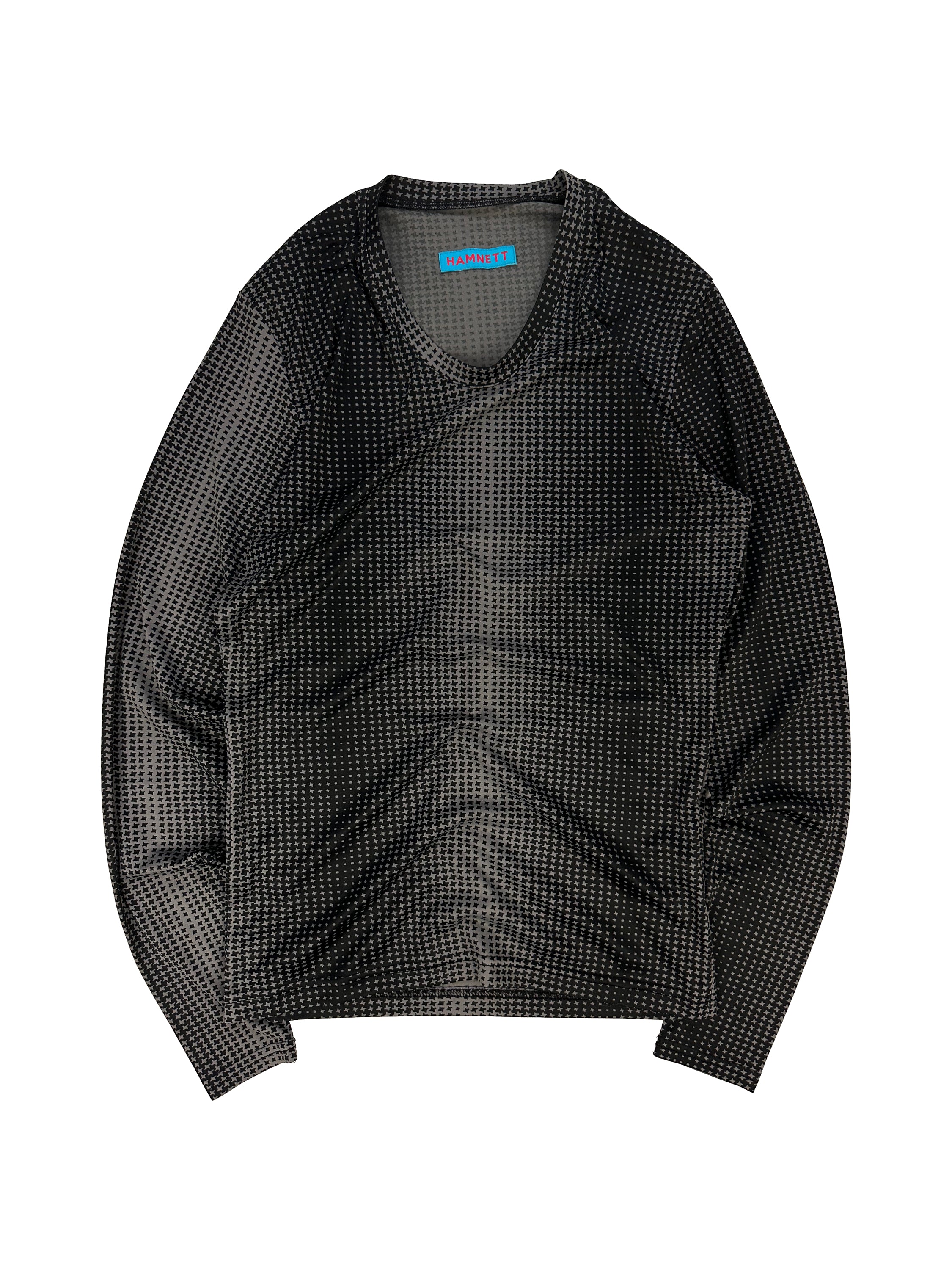 Katharine Hamnett Skin Fitting Star Motif Long Sleeve