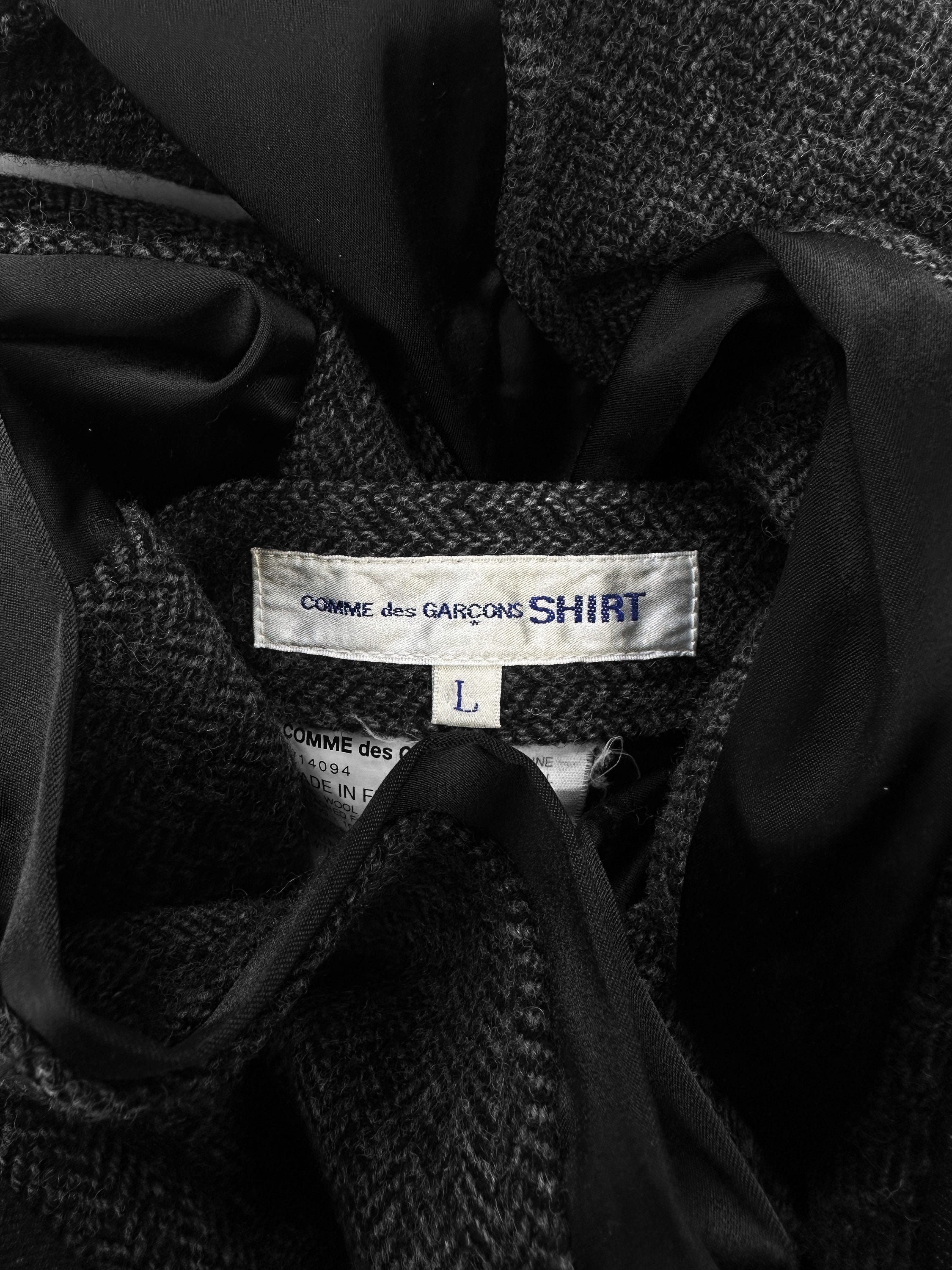 00s Comme des Garçons SHIRT ‘Striped’ Wool Trousers