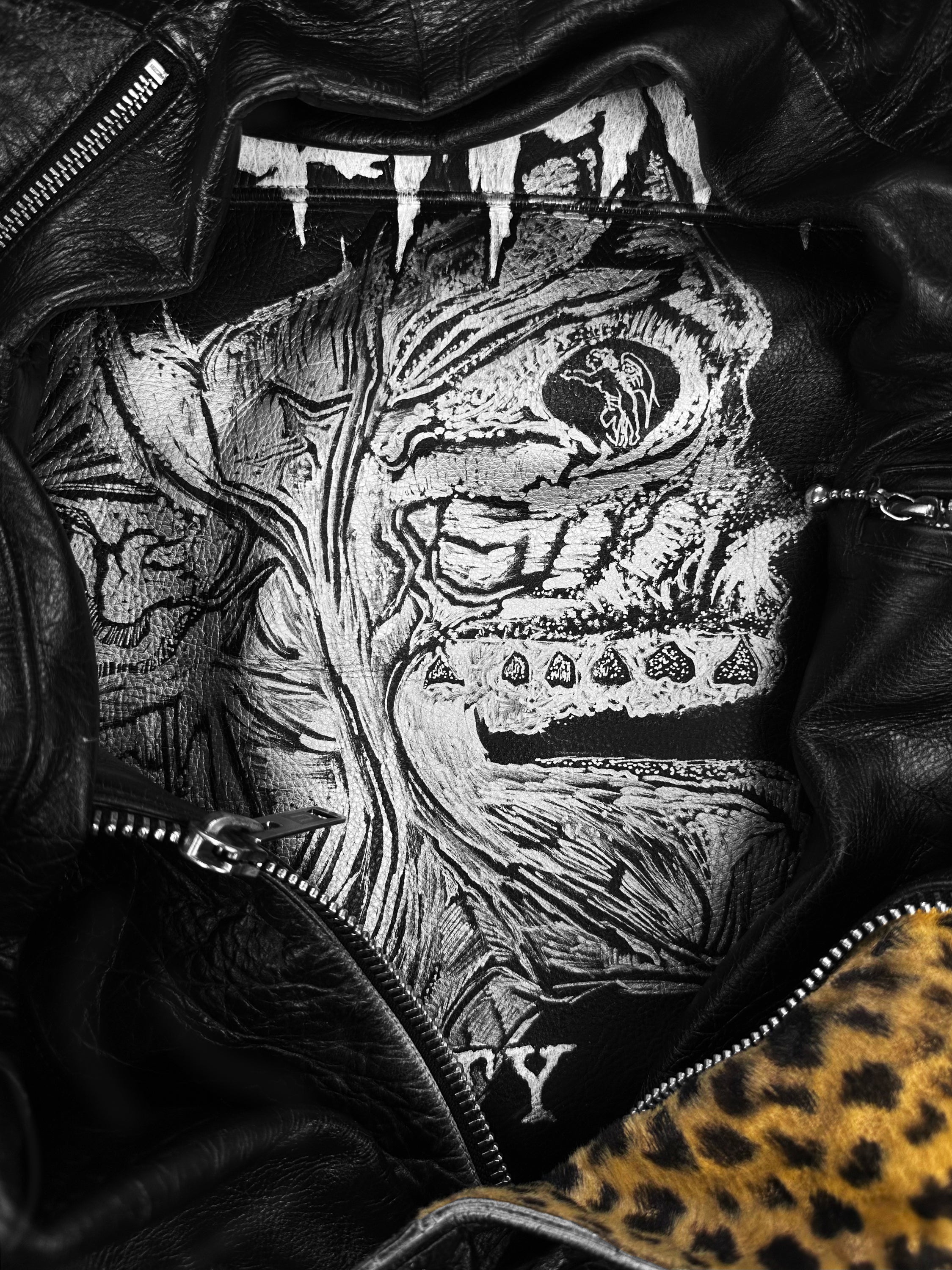 AW02 Undercover ‘Judgement’ Witches Cell Studded Leather Jacket