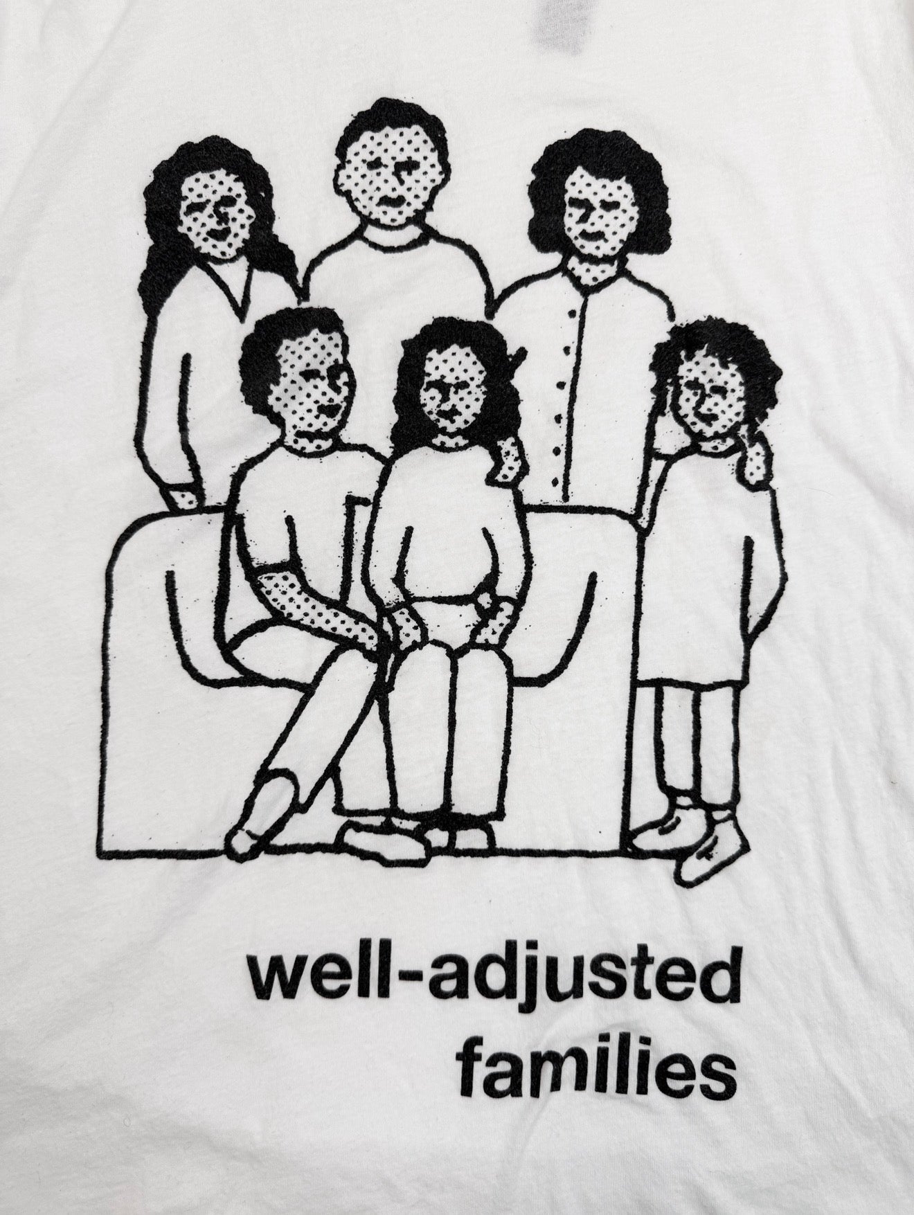 SS18 Enfants Riches Deprimes ‘Well-Adjusted Families’ White Graphic T-Shirt