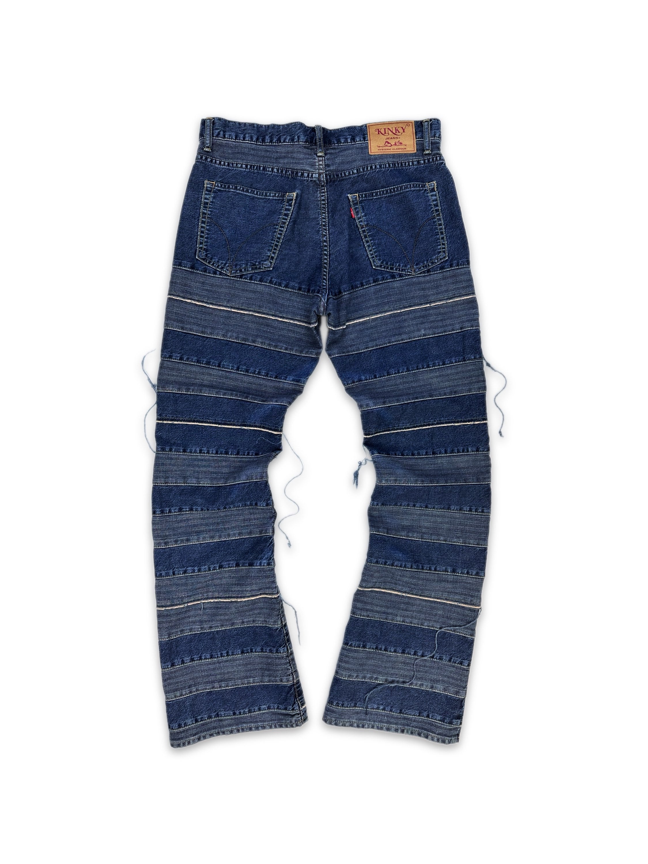Hysteric Glamour ‘Hagi’ Distressed Patchwork Kinky Denim