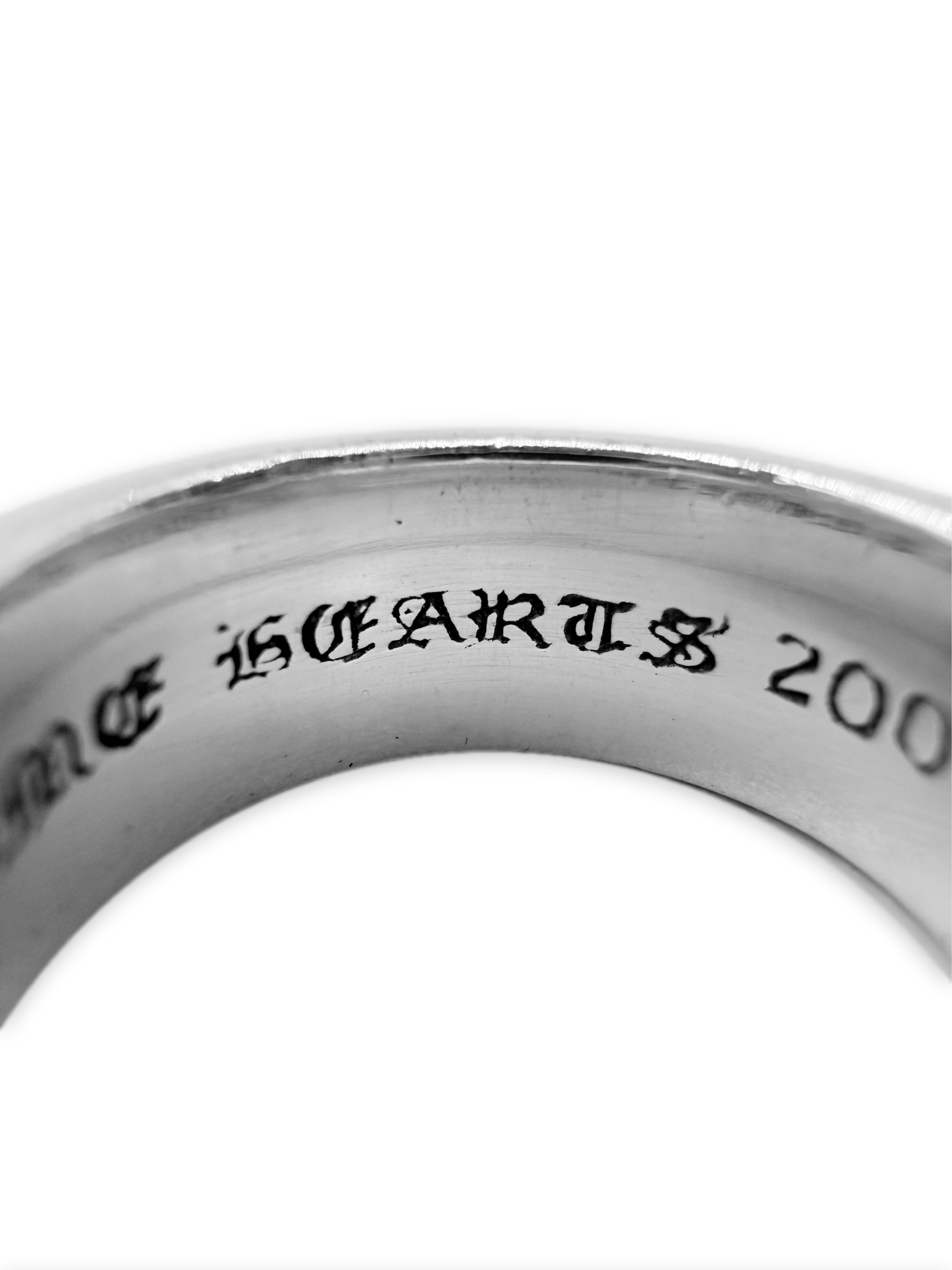 Chrome Hearts Eternity Vine .925 Silver Etched Ring