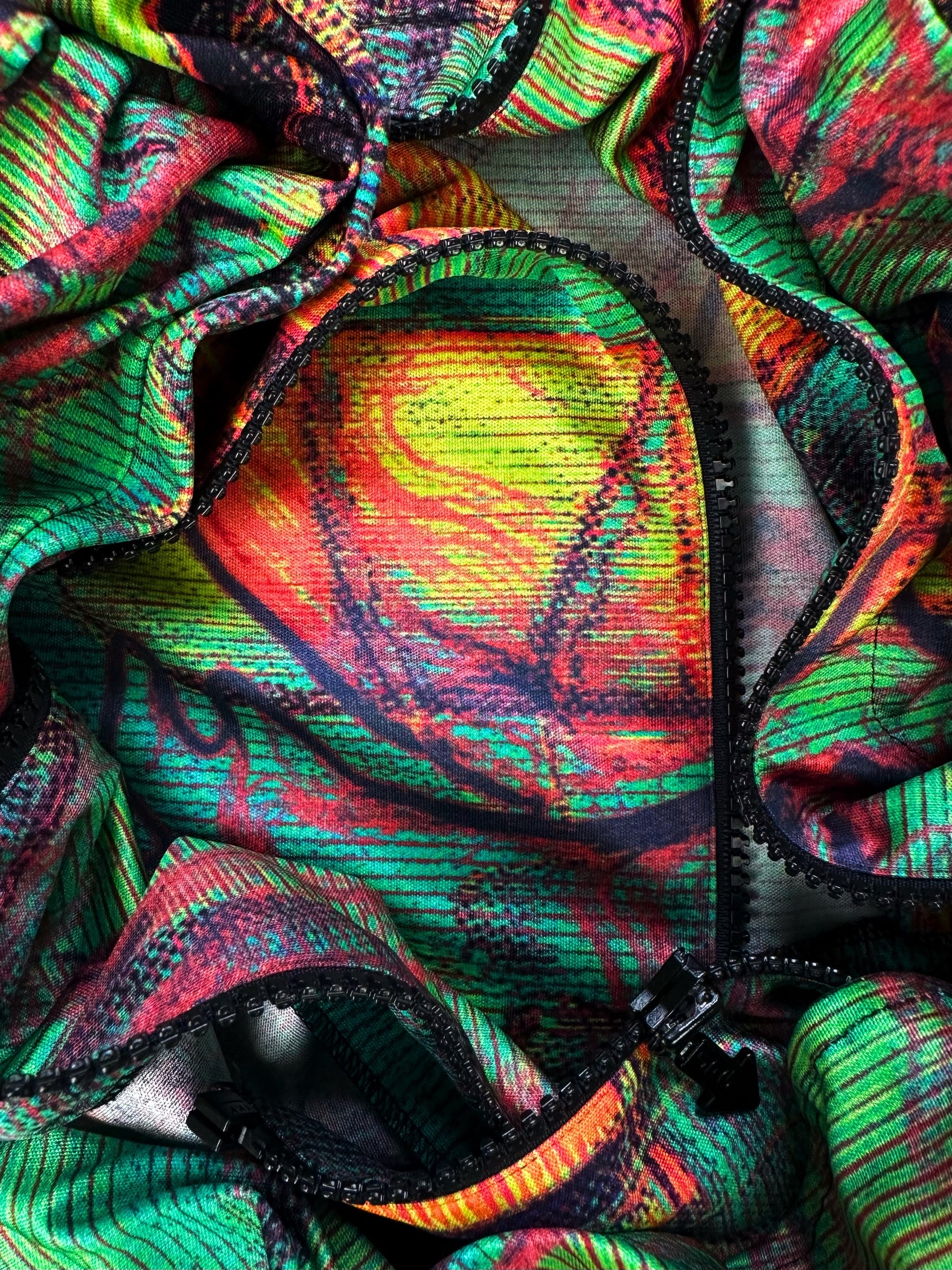 AW96 Jean Paul Gaultier ‘Muscle’ Trompe L’Oeil Cyber Jacket