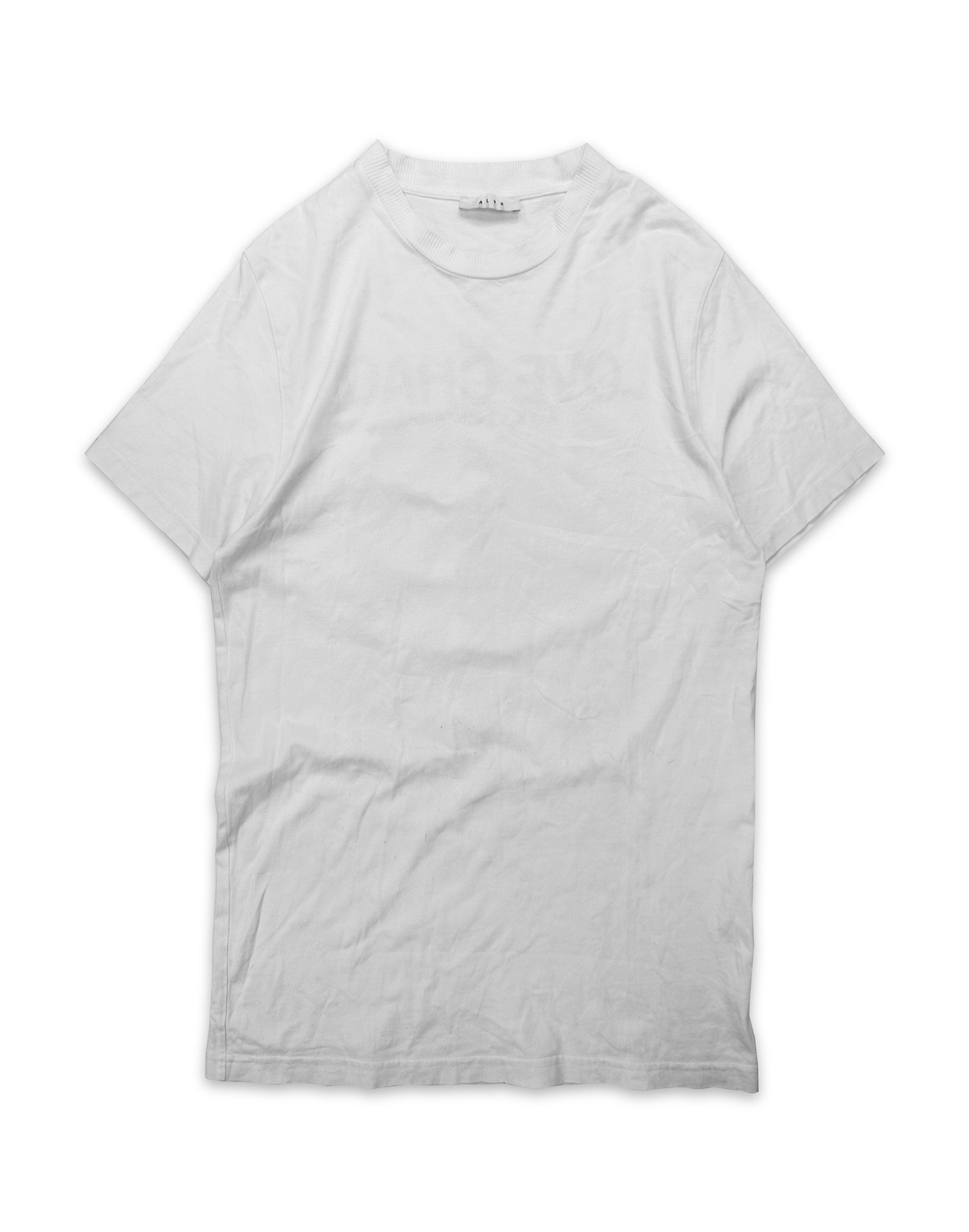 SS17 Alyx ‘Love Chaos’ Slogan Motif White Graphic T-Shirt