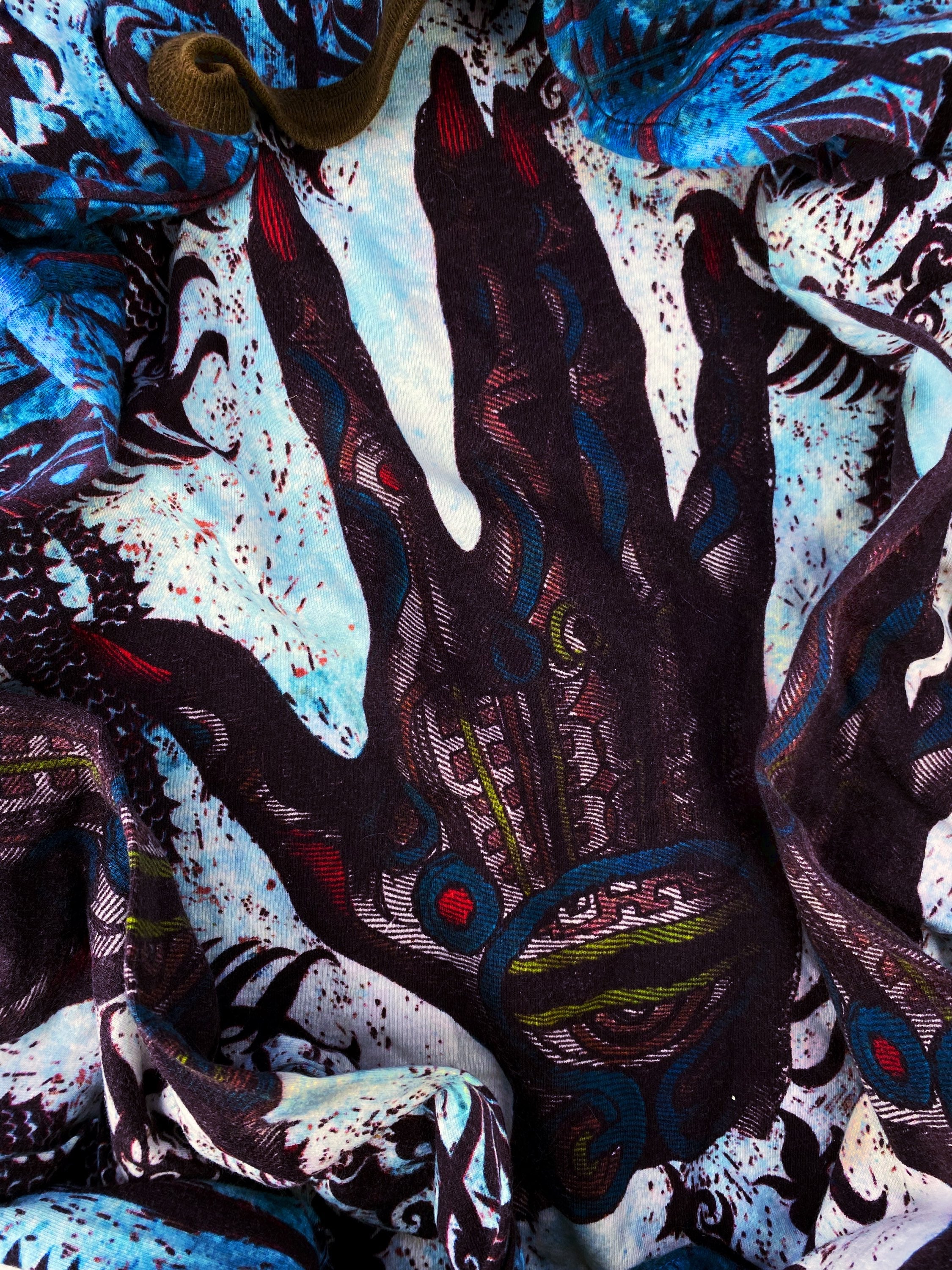 90s Jean Paul Gaultier ‘Devil’s Hand’ Gothic Tattoo Longsleeve