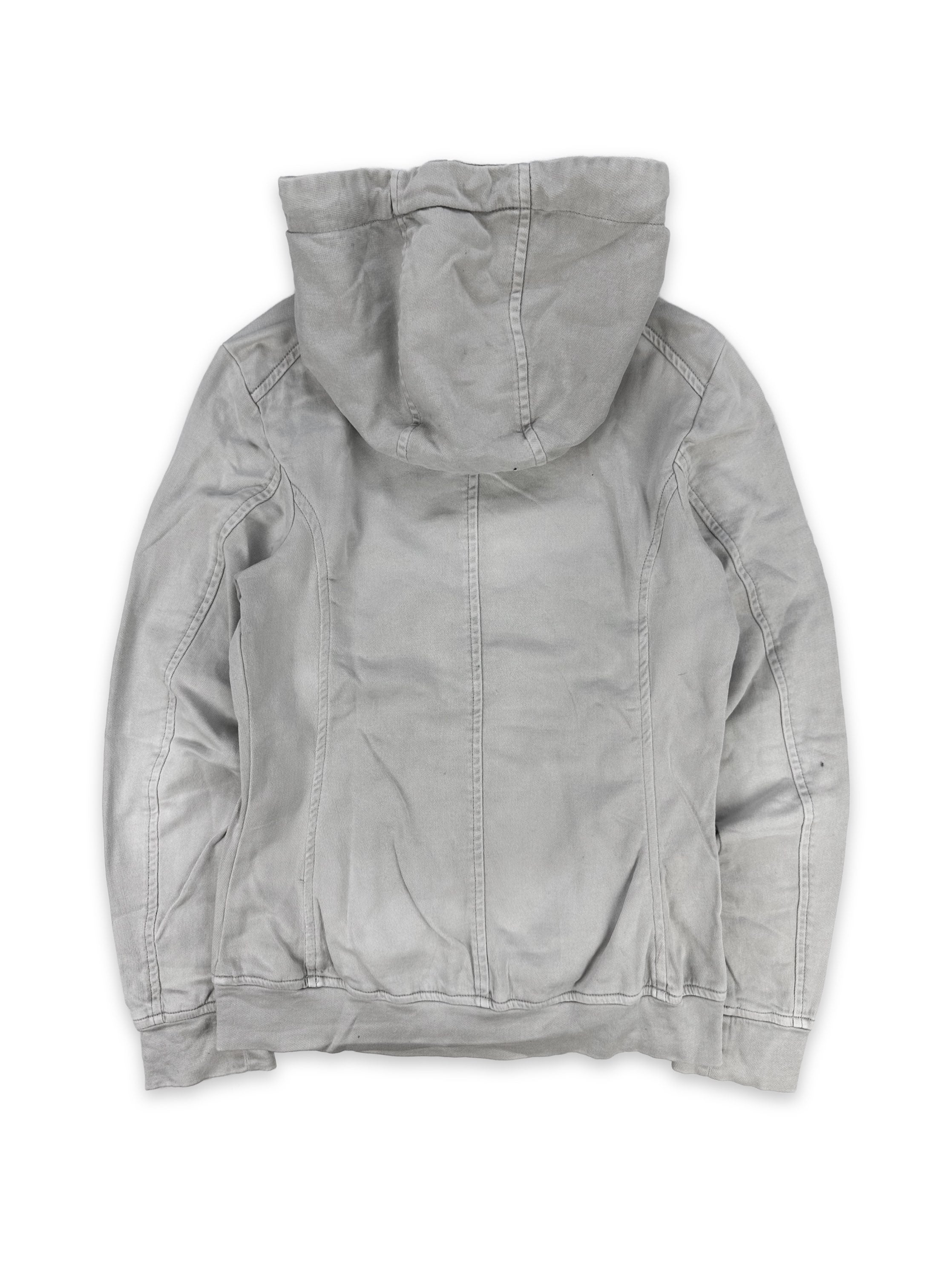 Tete Homme Full Zip Reinforced Slate Grey Hoodie