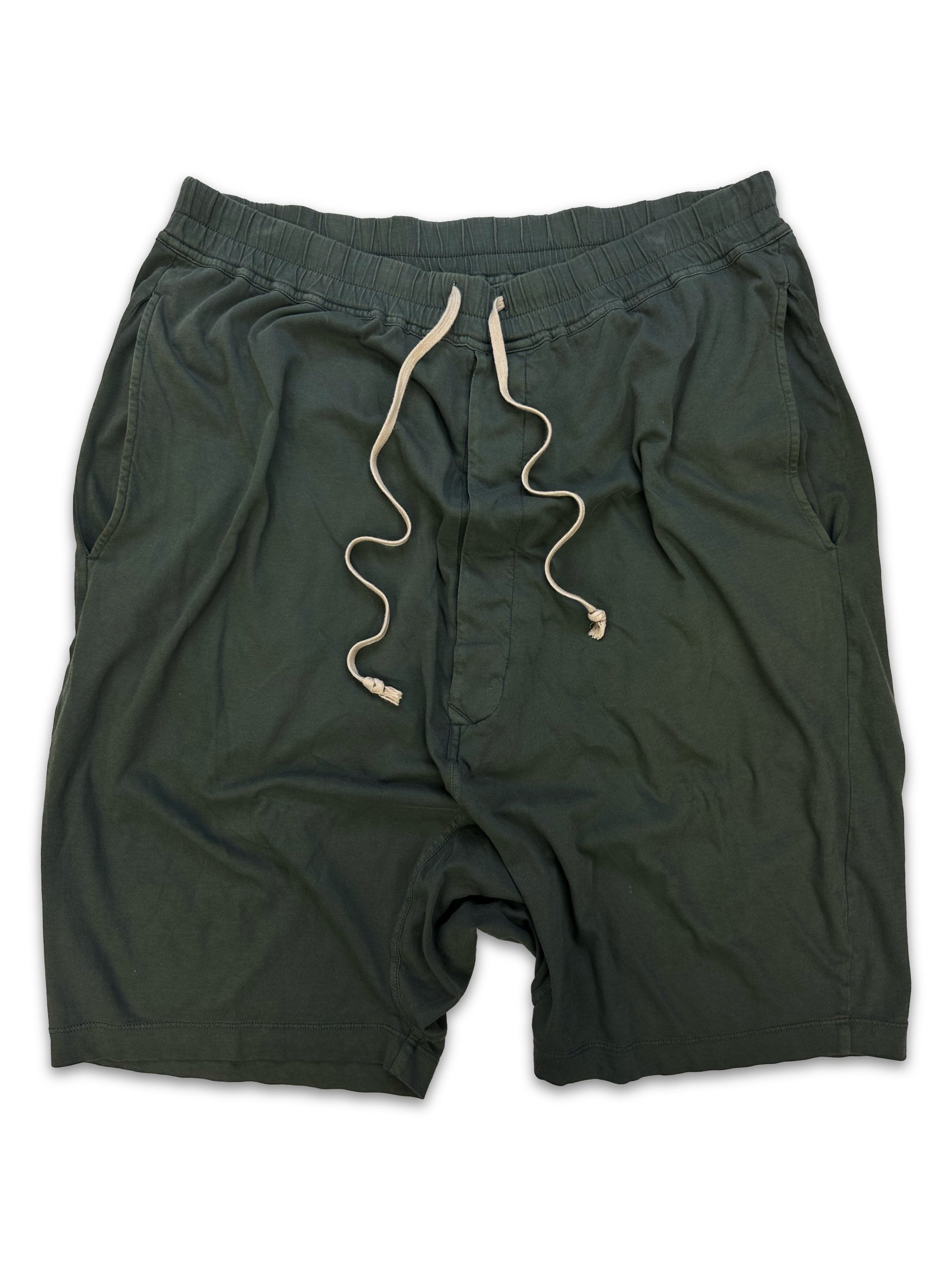 AW13 Rick Owens ‘Plinth’ Drop Crotch Drawstring Shorts