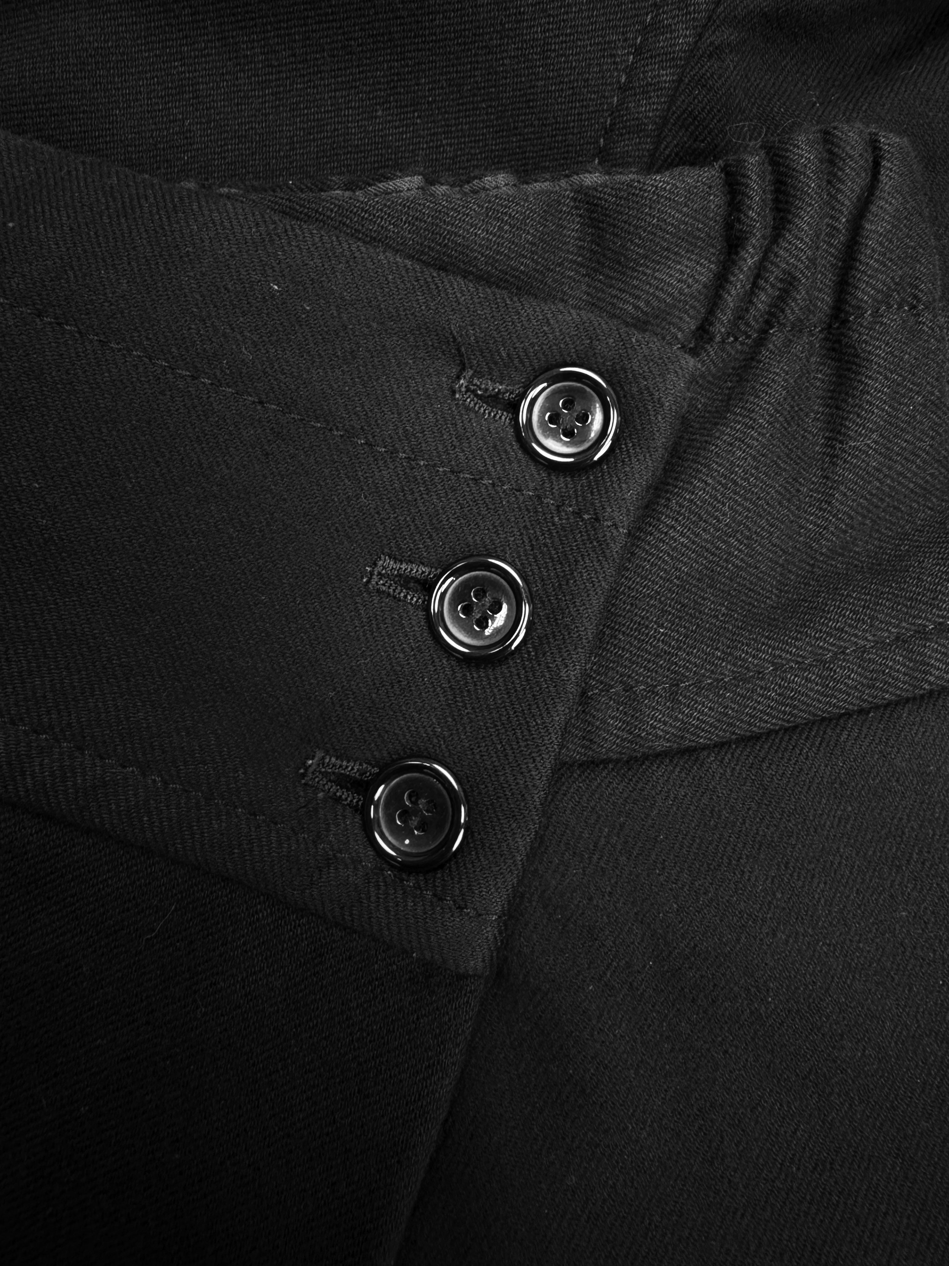 2010 Comme des Garcons Tricot Skirted Wide Leg Shorts