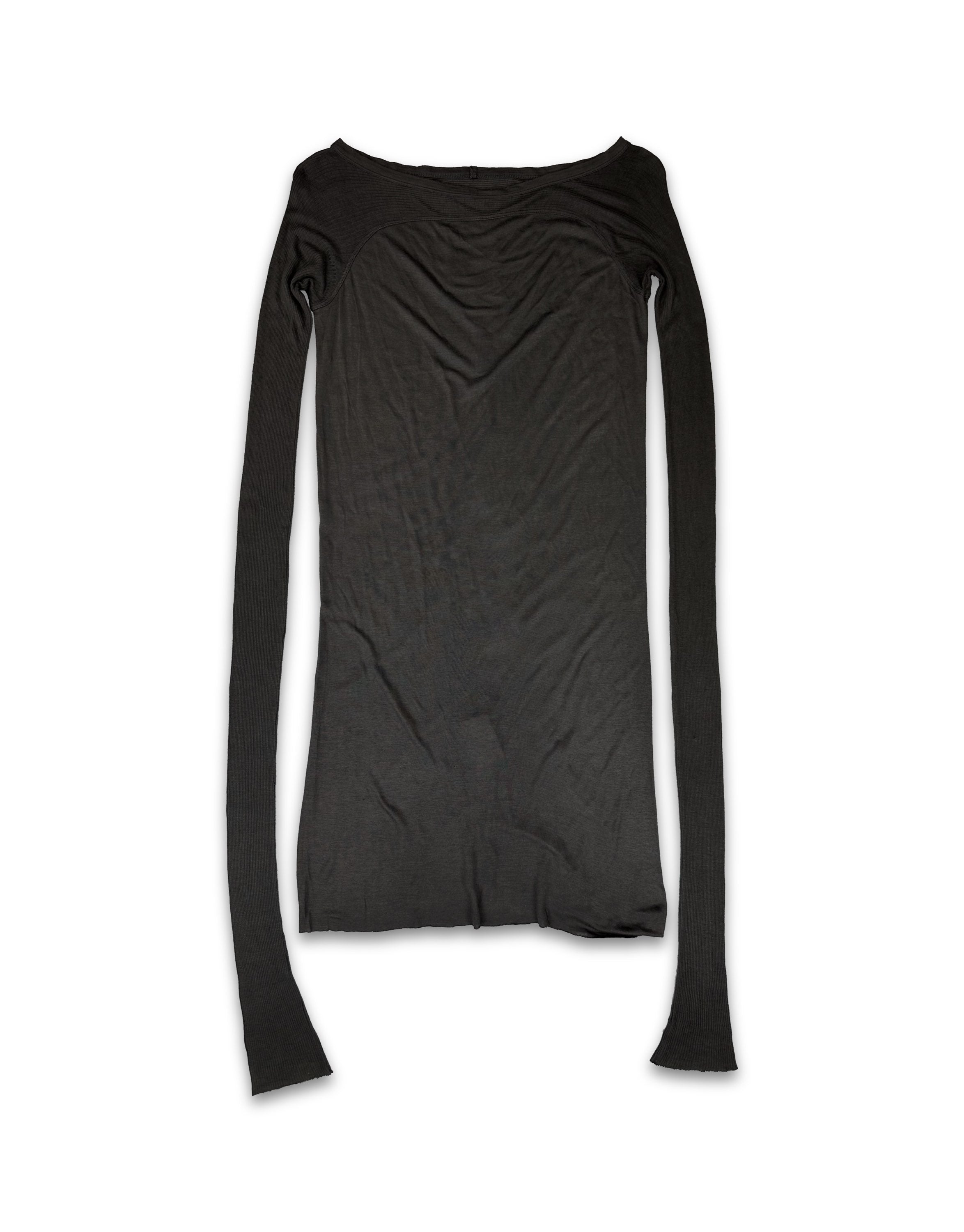 AW12 Rick Owens ‘Mountain’ Elongated Skin Fitting Long Sleeve Shirt