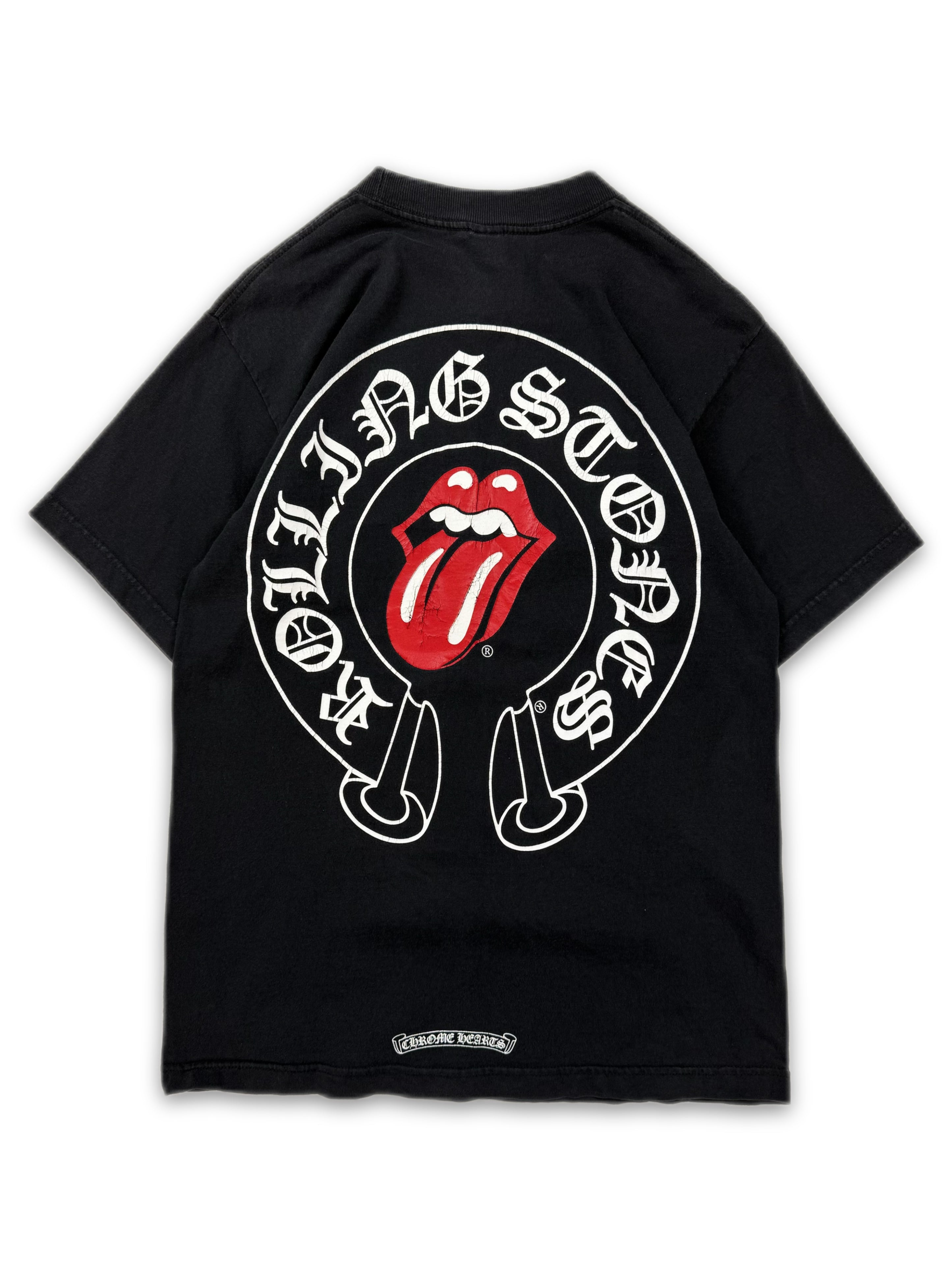 Chrome Hearts x Rolling Stones ‘Tonge & Lips’ Horse Shoe T-Shirt