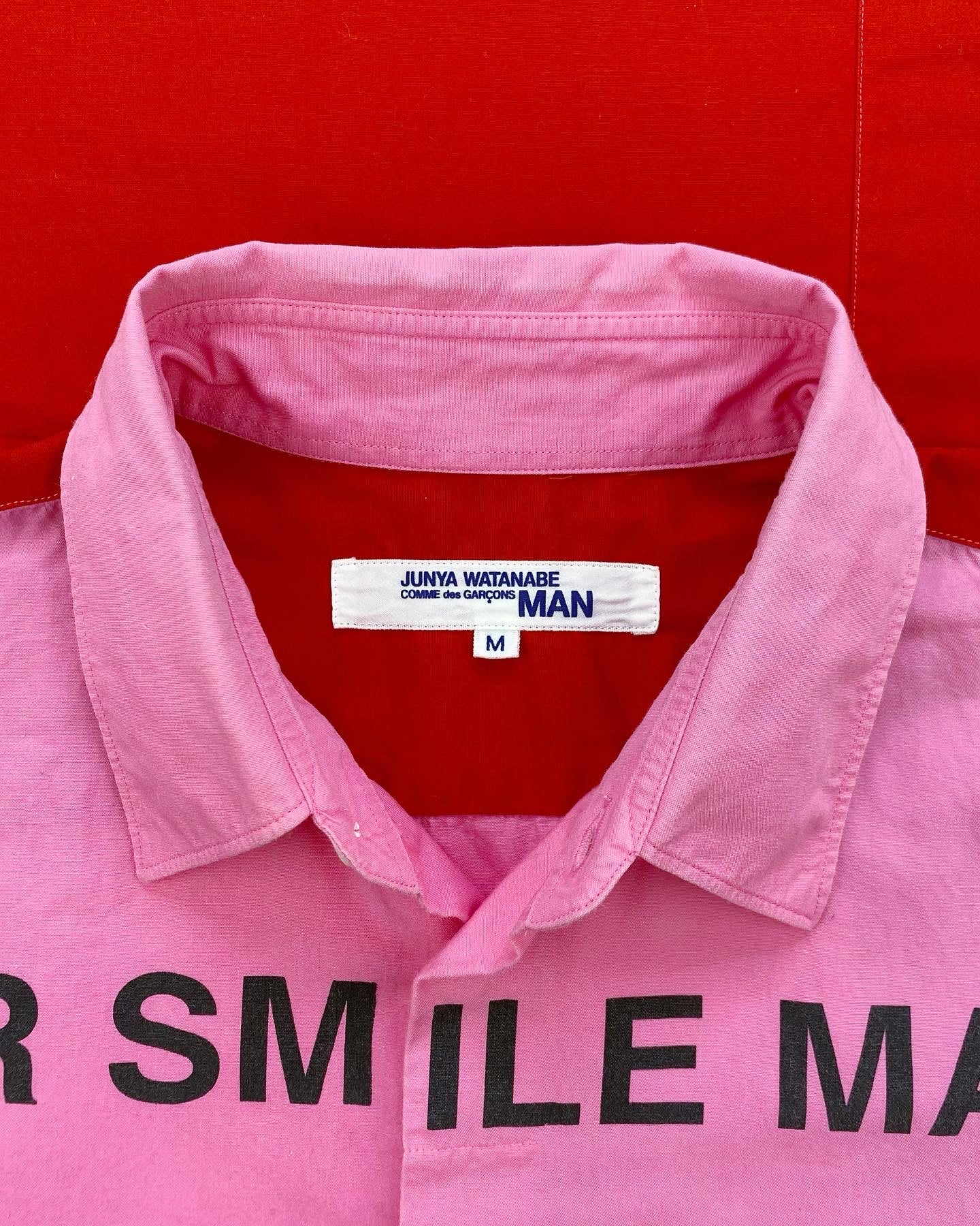 SS02 Junya Watanabe “You Fulfill Me” Patched Longsleeve Shirt