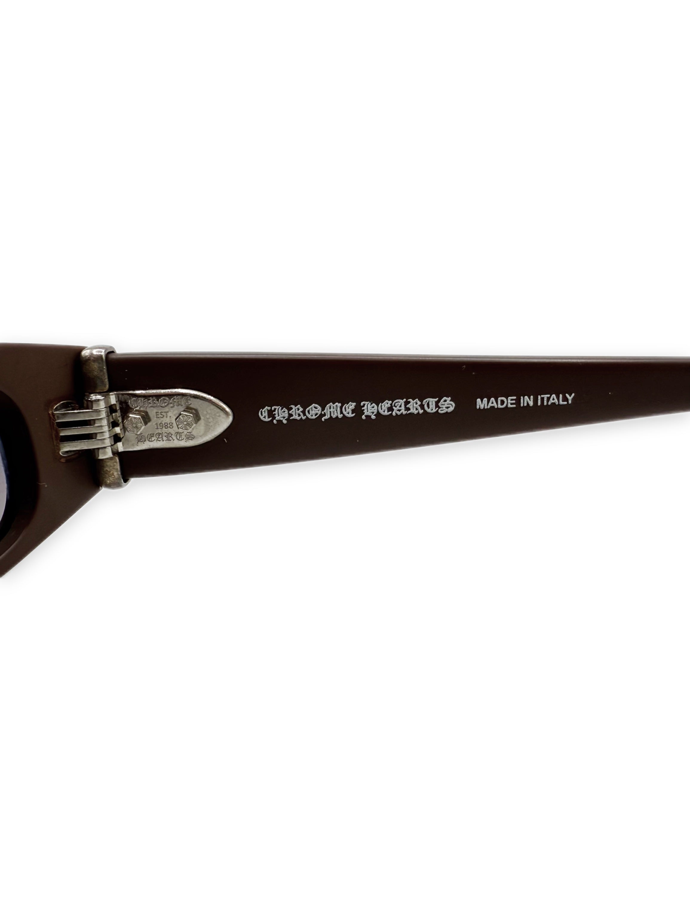 Chrome Hearts Mocha Lord’n Oval ‘Fuck You’ Sunglasses