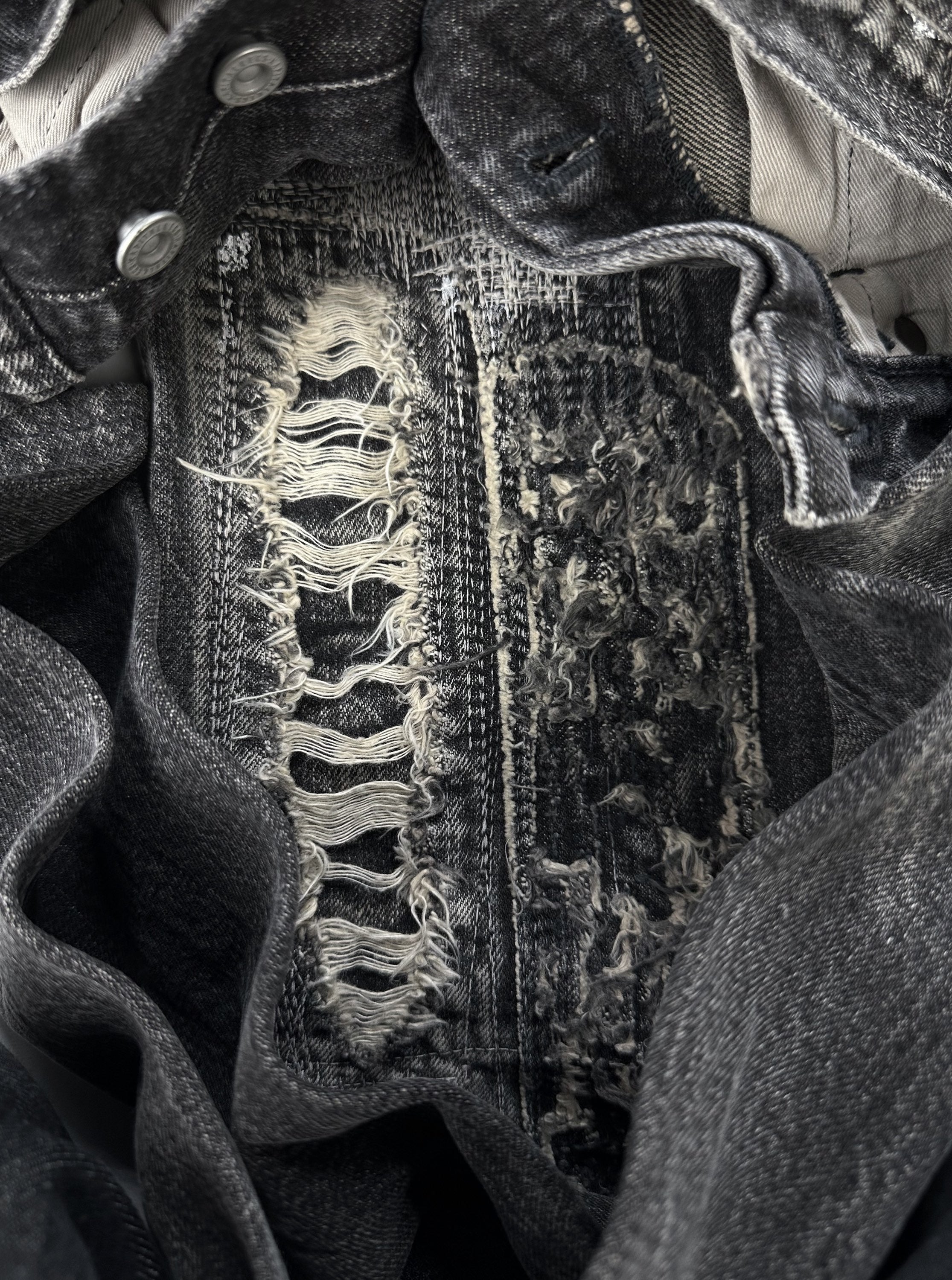 2010s Kapital ‘Sashiko’ Patchwork Ash Wash Selvedge Denim