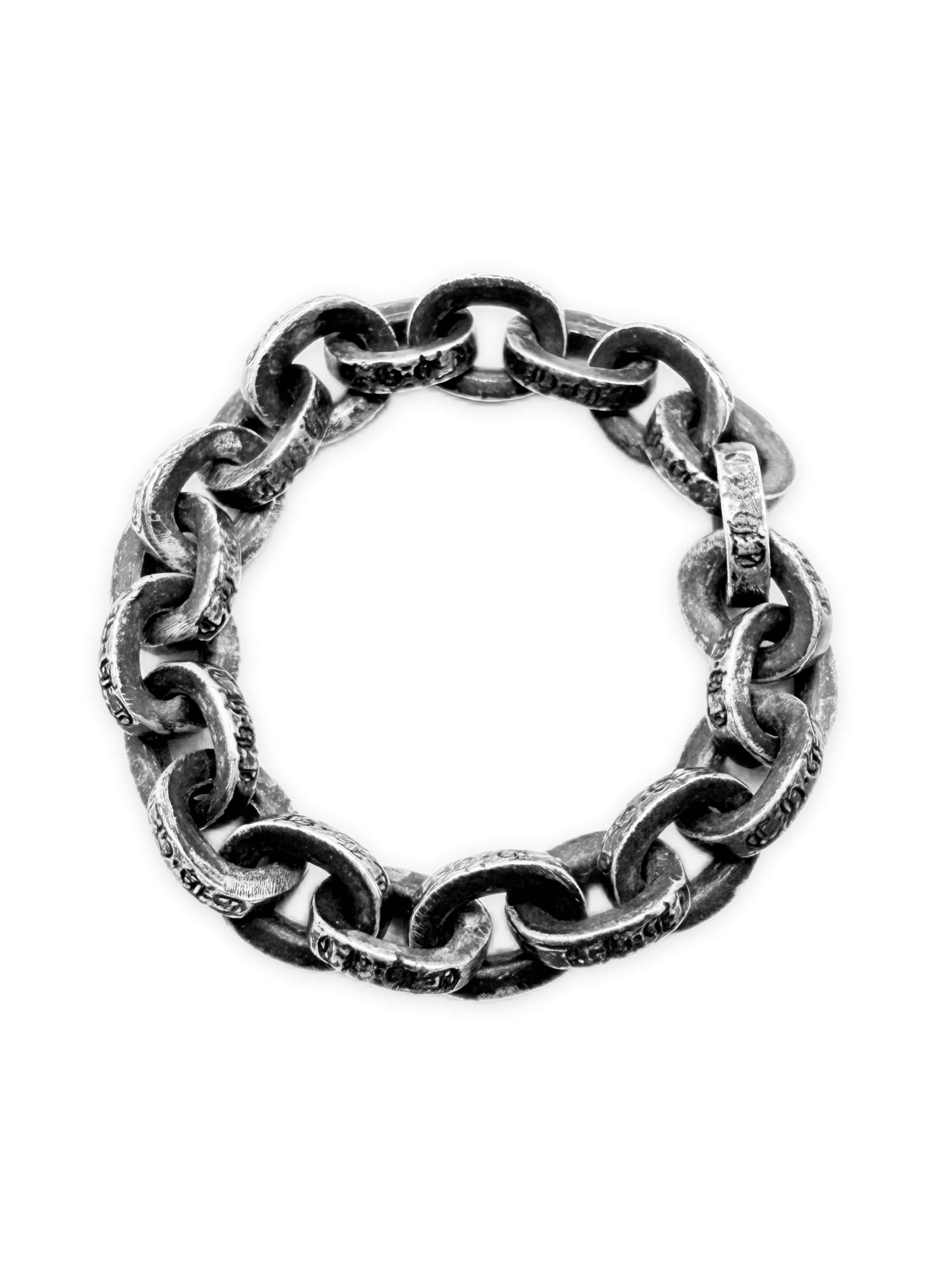 Chrome Hearts Paperchain Etched .925 Silver Ring