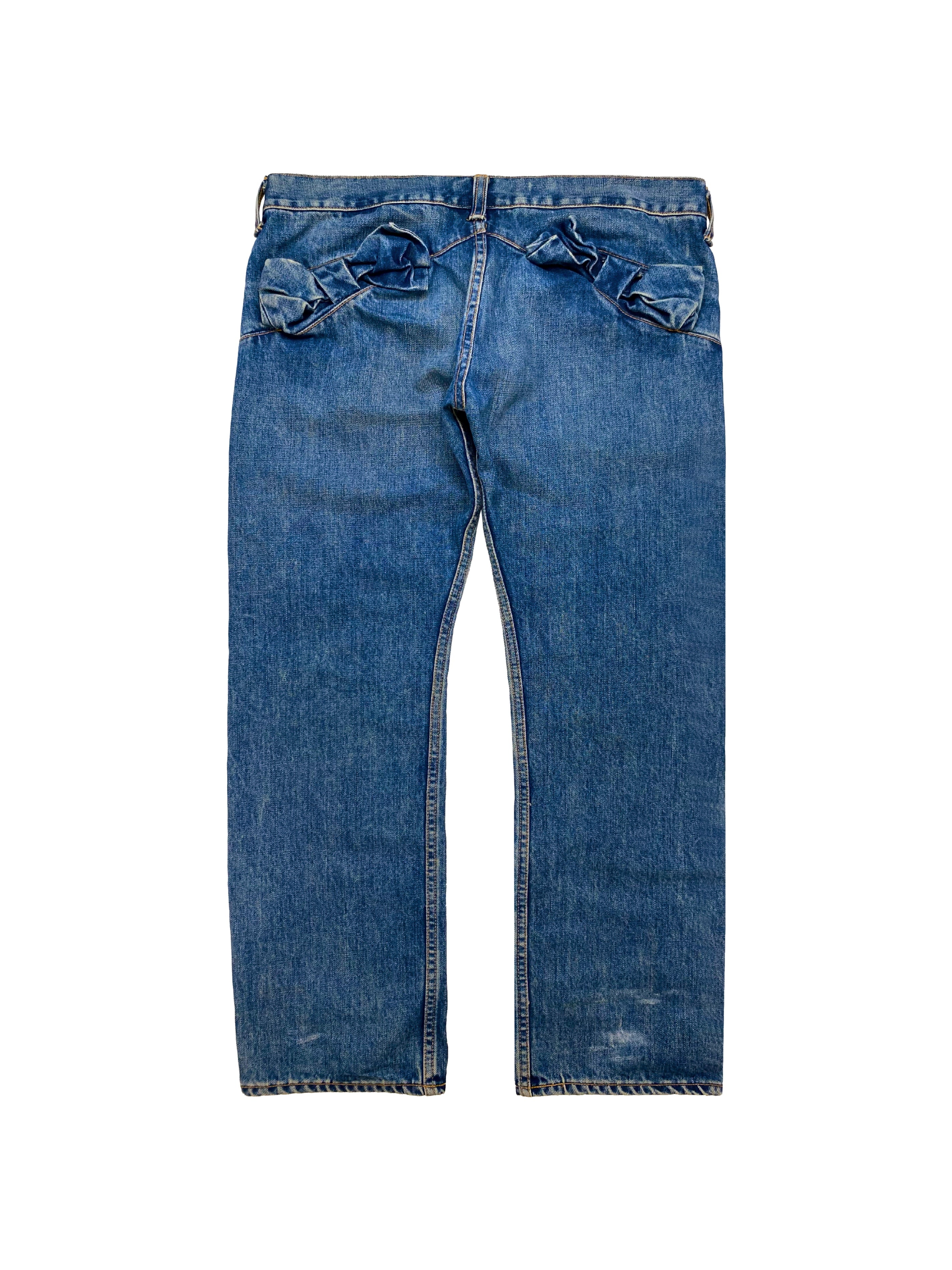 SS03 Junya Watanabe Distressed Crash Denim