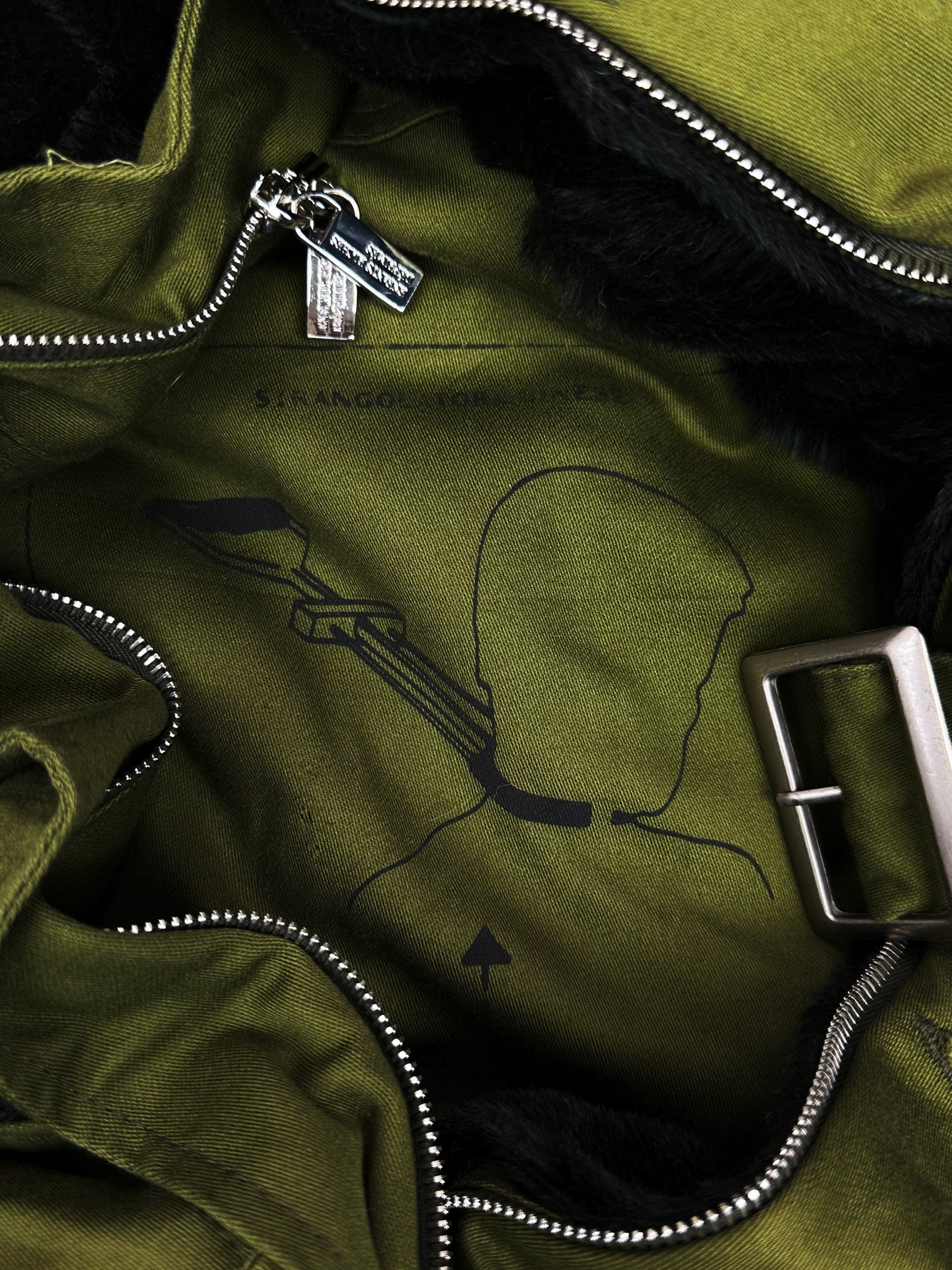 SS23 Enfants Riches Deprimes ‘William S. Burroughs’ Military Parka