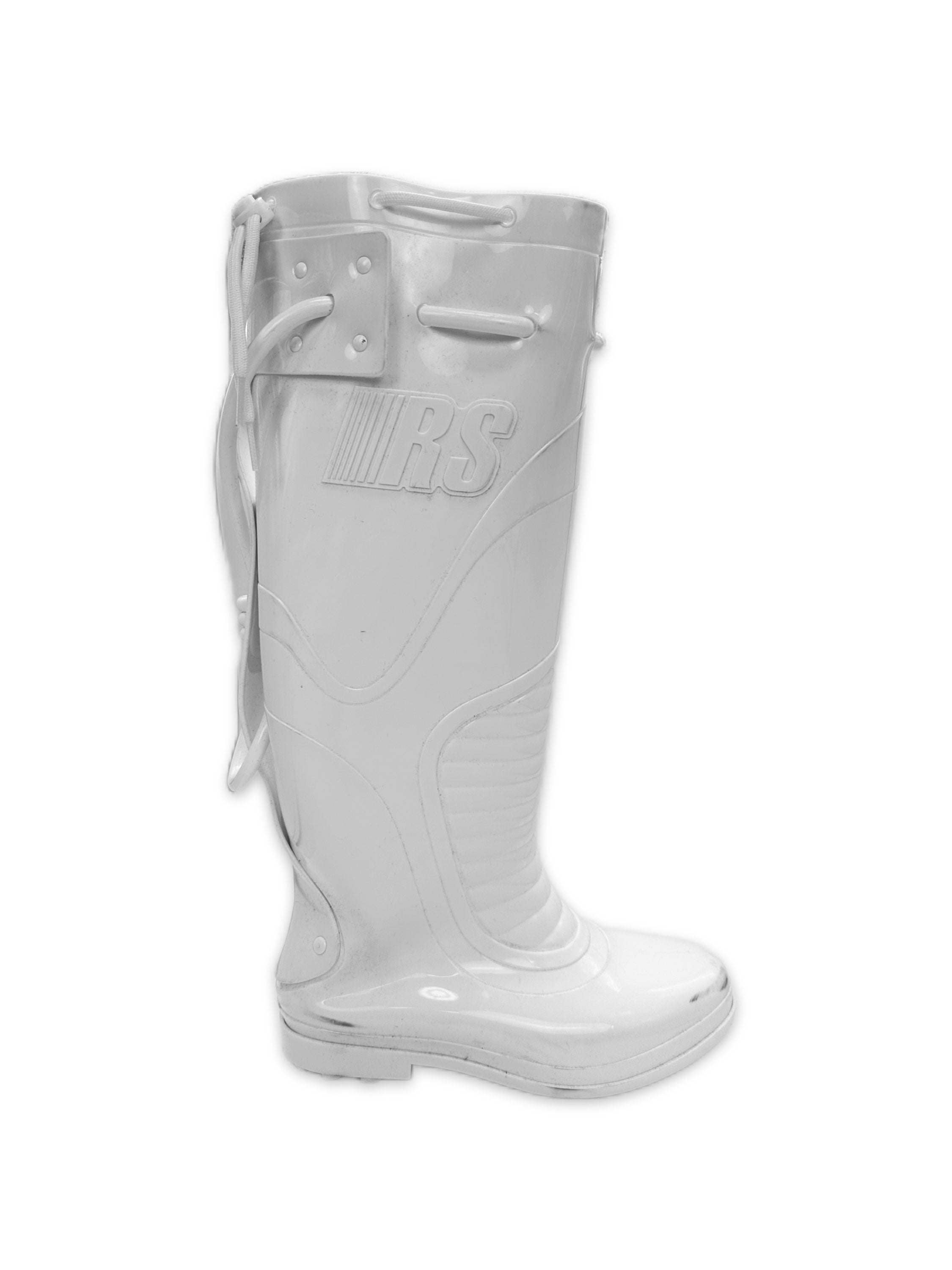 SS18 Raf Simons ‘Wellington’ White Rubber Blade Runner Boots