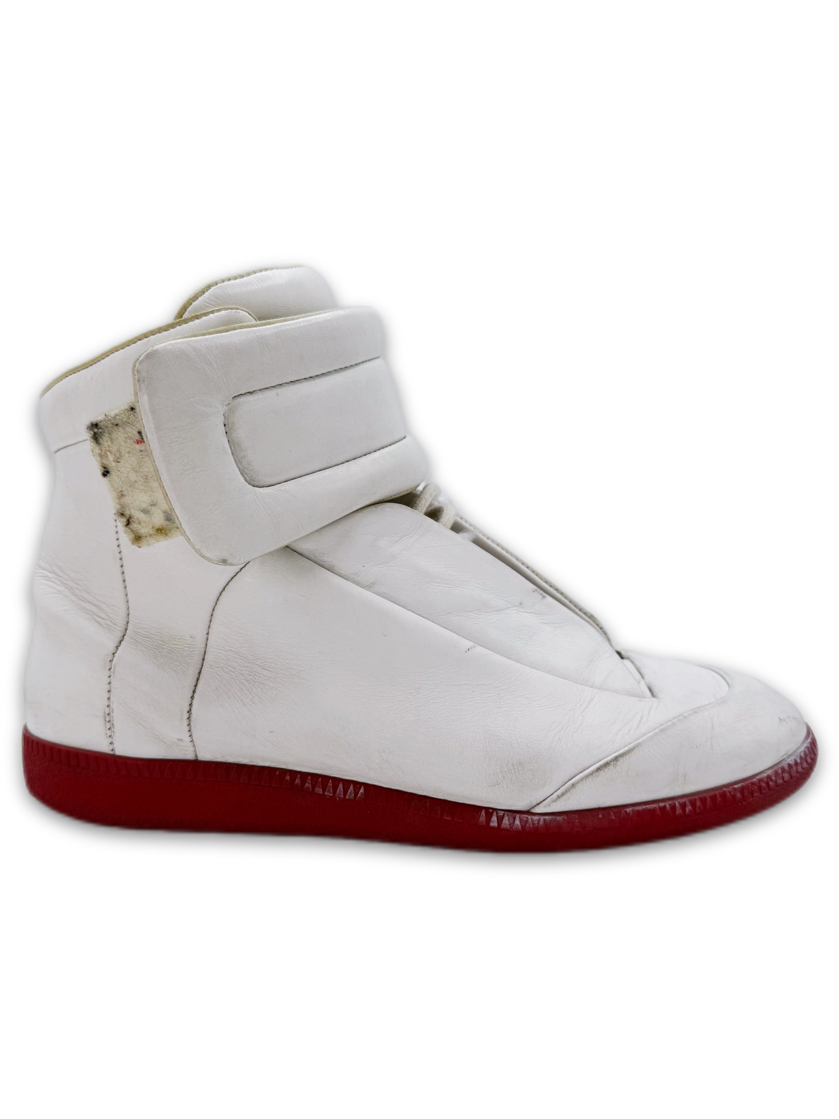 Maison Margiela ‘Future’ Hi-top Leather Red Sole Sneakers