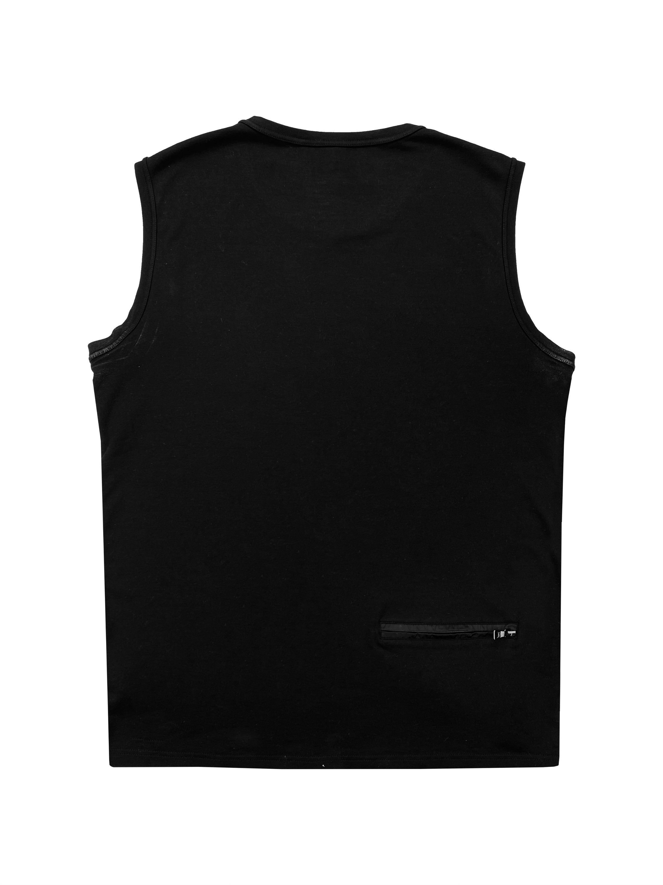 2000’s Prada Sport Nylon Zippered Cargo Pocket Tank Top