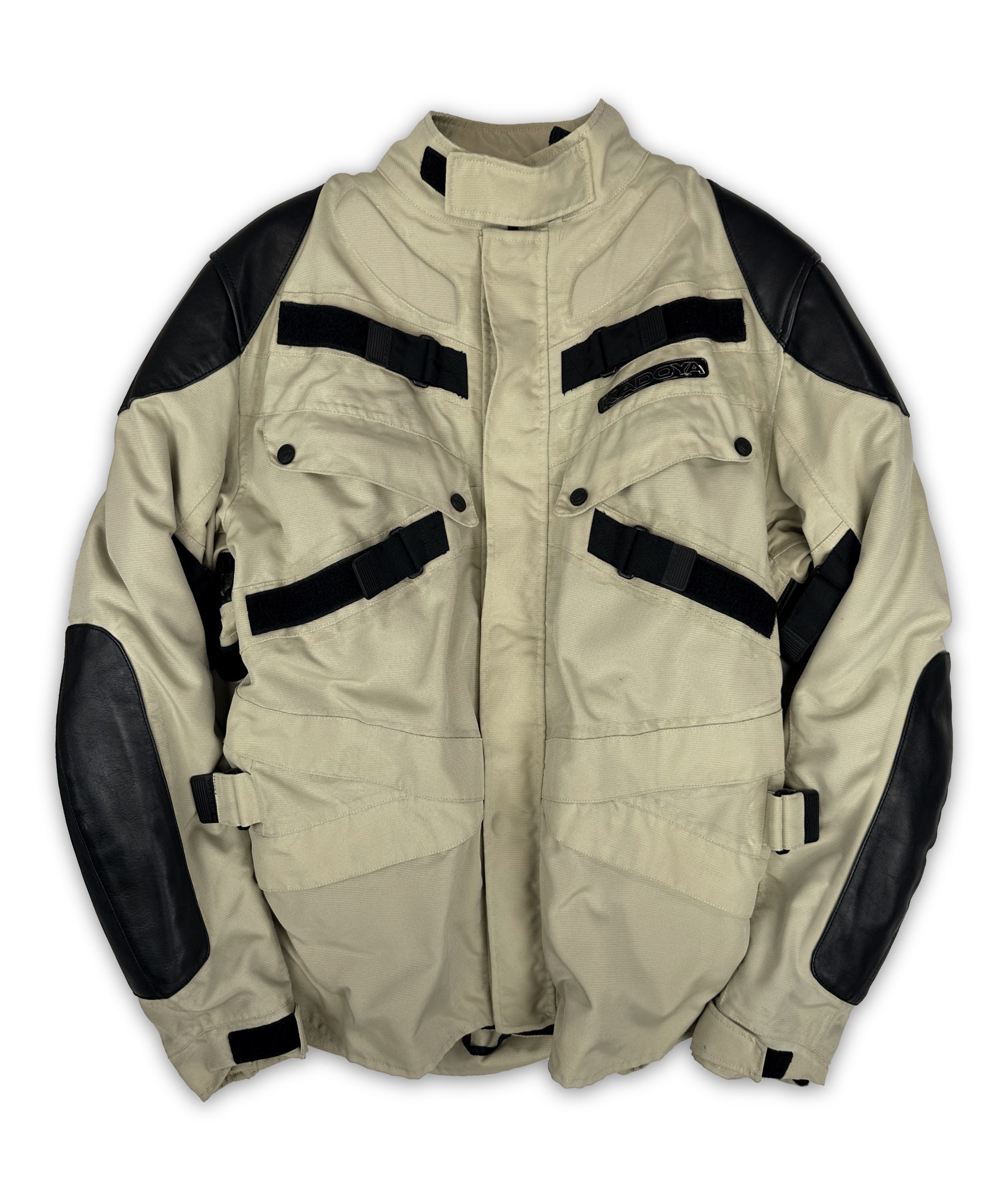 00s Kadoya ‘Battle Suit’ Armoured Double Layered Biker Jacket