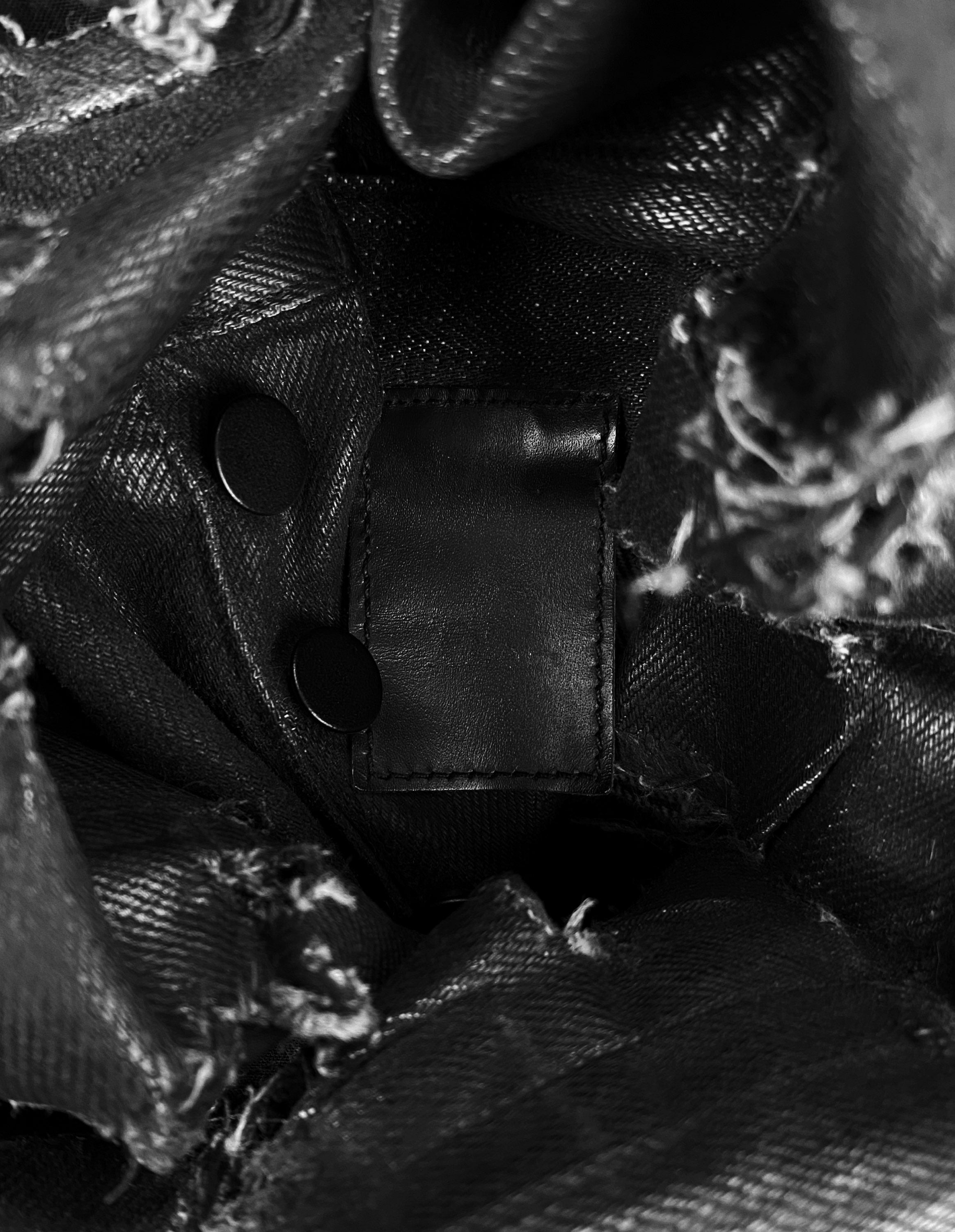 SS04 Dior by Hedi Slimane ‘Strip’ Distressed Waxed Skinny Denim