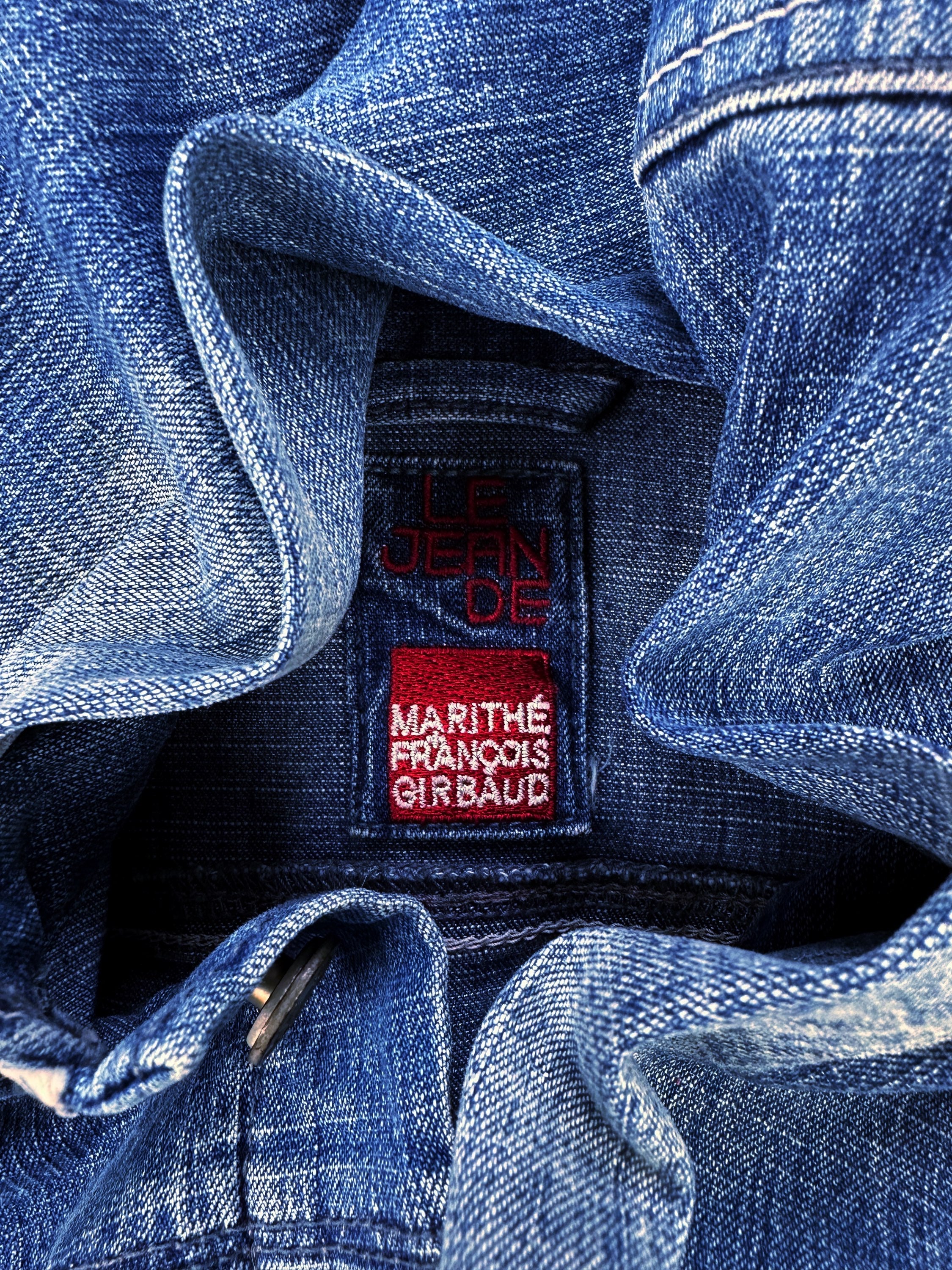 00s Marithe Francois Girbaud Blue Wash Denim Jacket