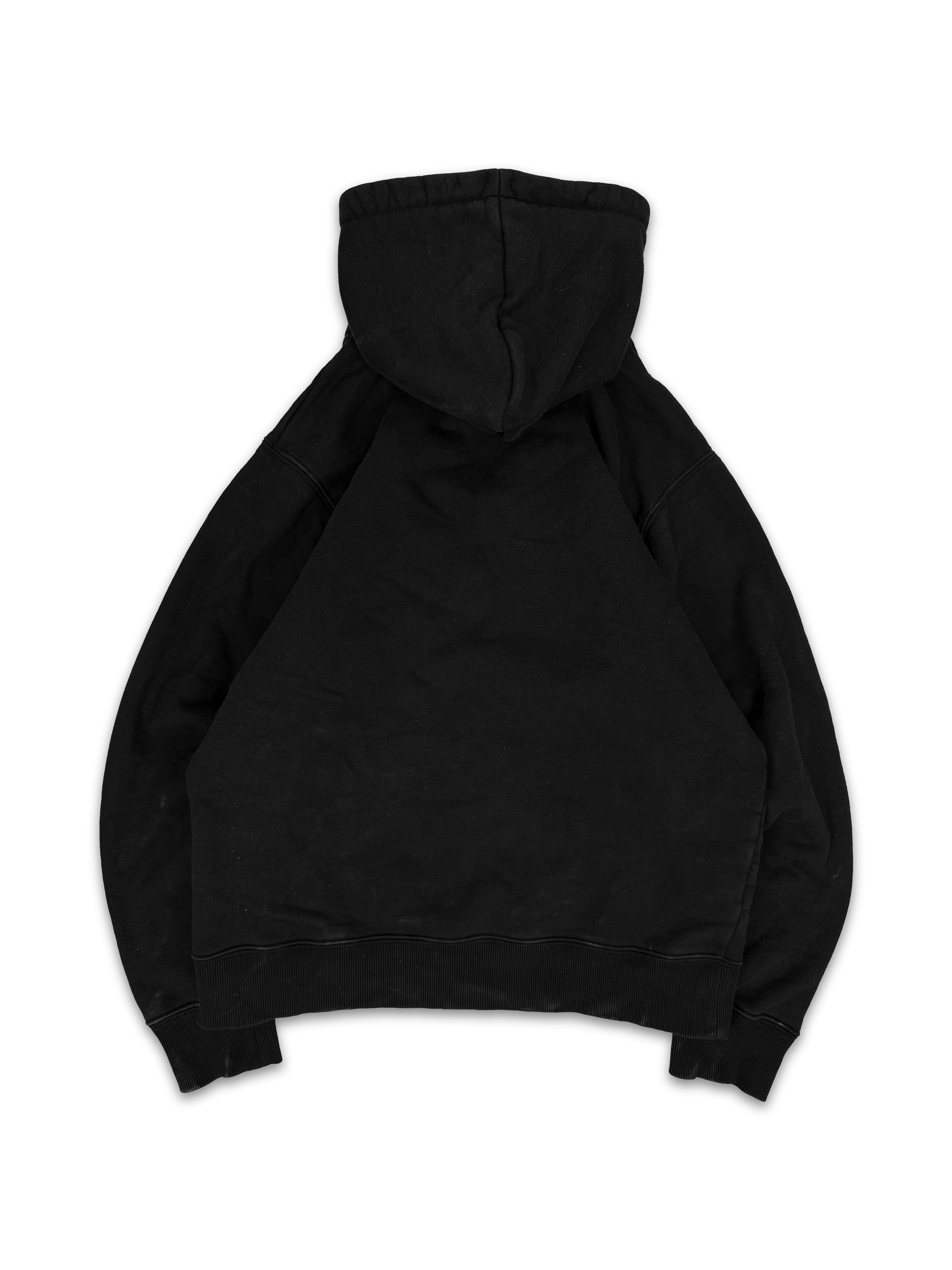 Dior x Daniel Arsham Black Heavyweight Logo Hoodie