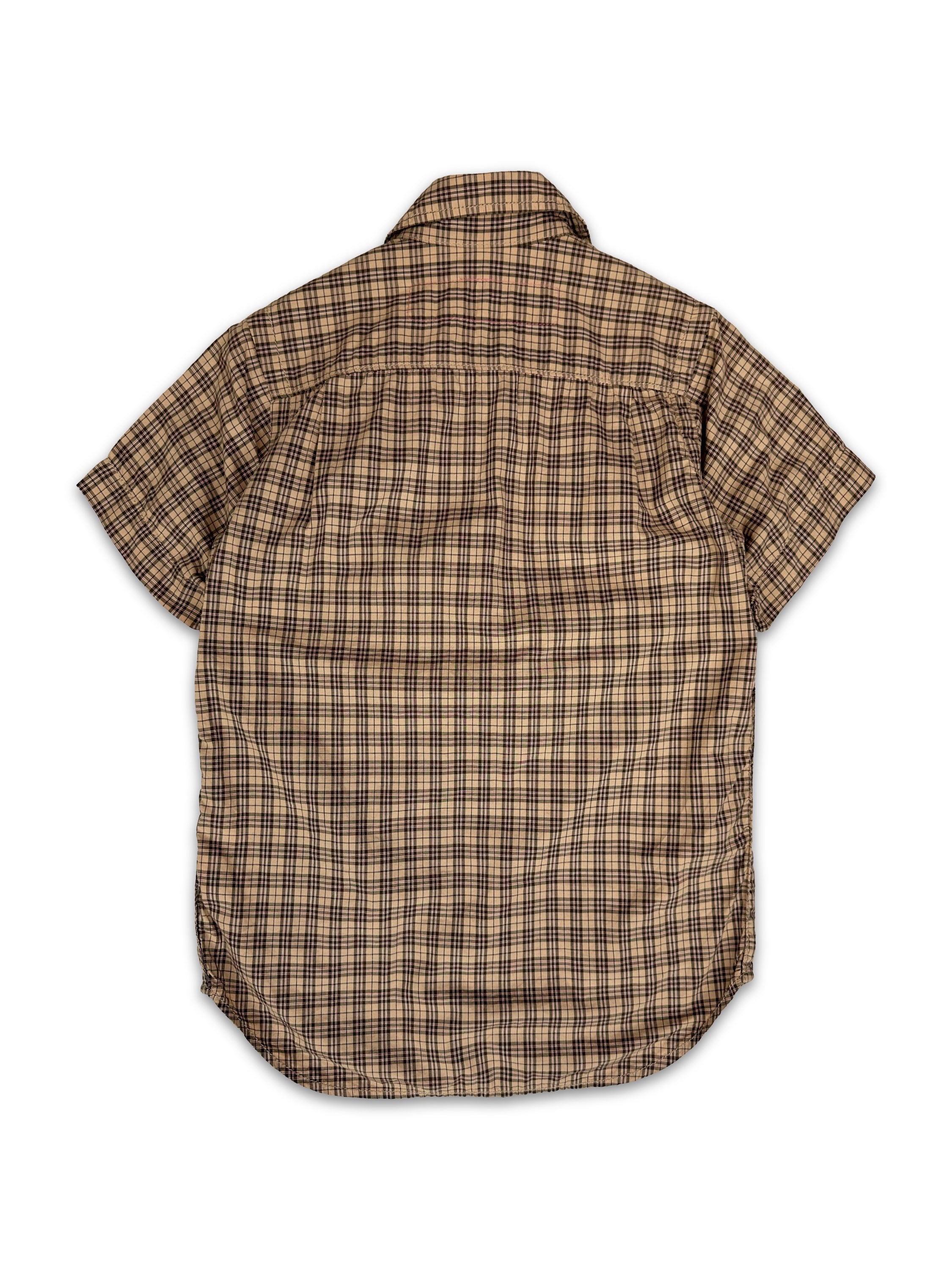 SS05 Junya Watanabe ‘3D Cargo’ Pocket Plaid Utility Shirt